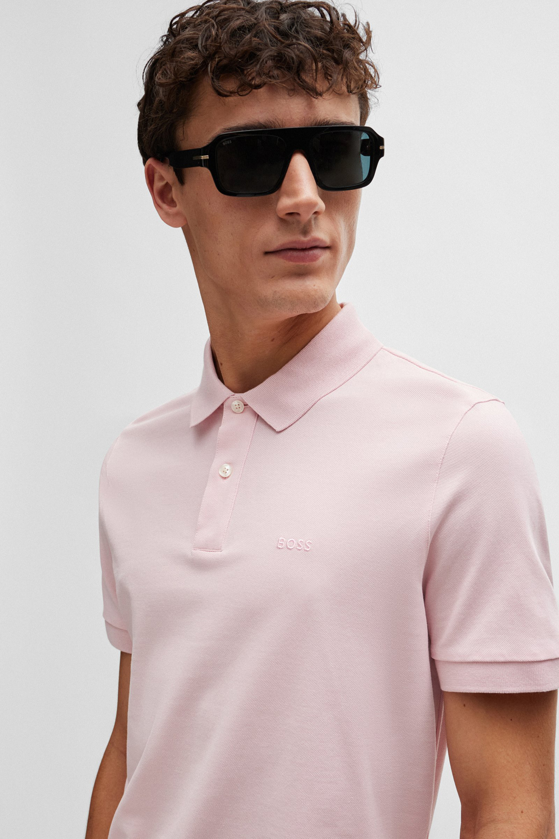 BOSS Pima Cotton Piqué Polo Shirt Pallas