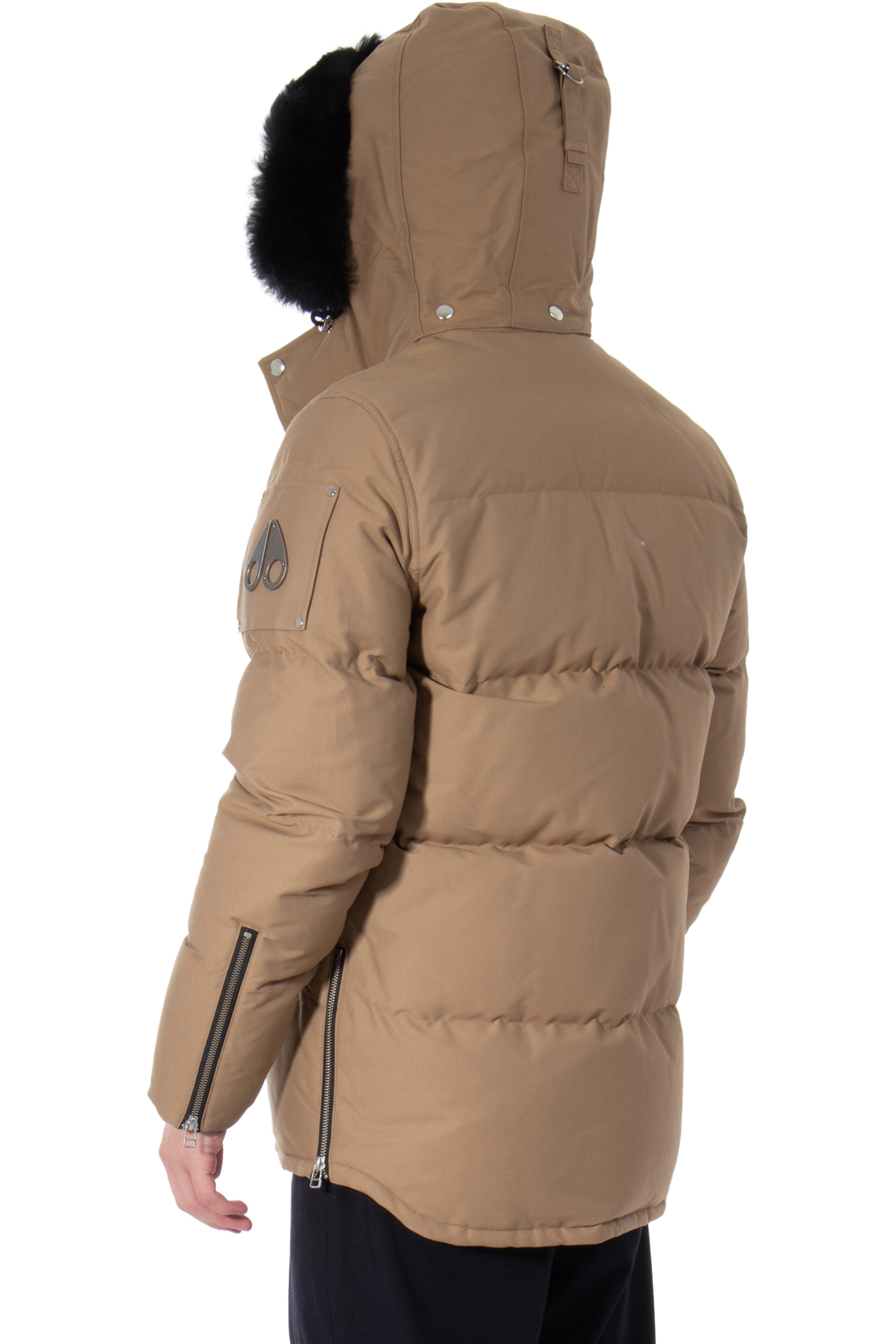 MOOSE KNUCKLES Cotton Nylon Blend Down Jacket Neoshear