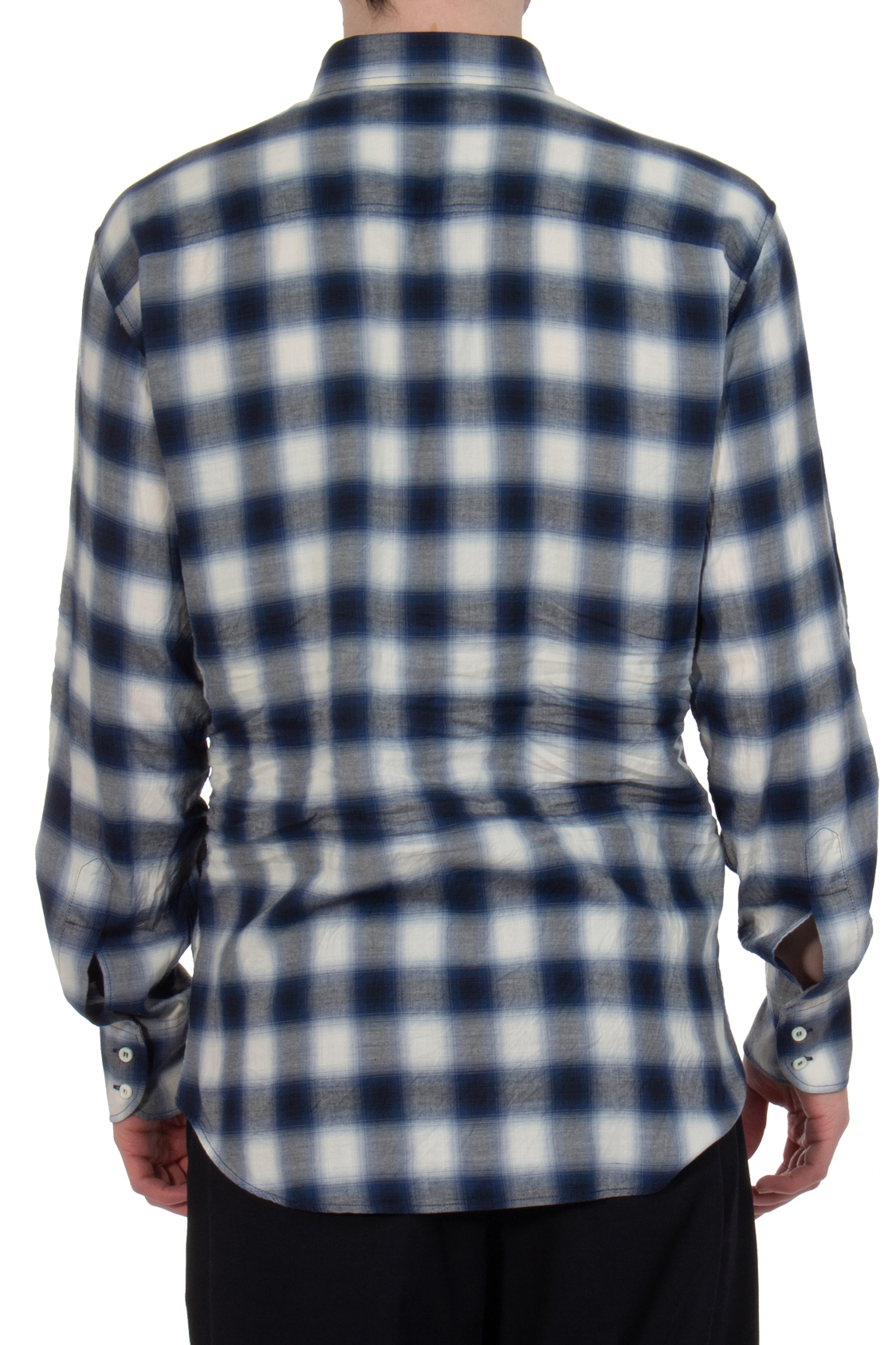 DSQUARED Regular Fit Checked Cotton Blend Shirt