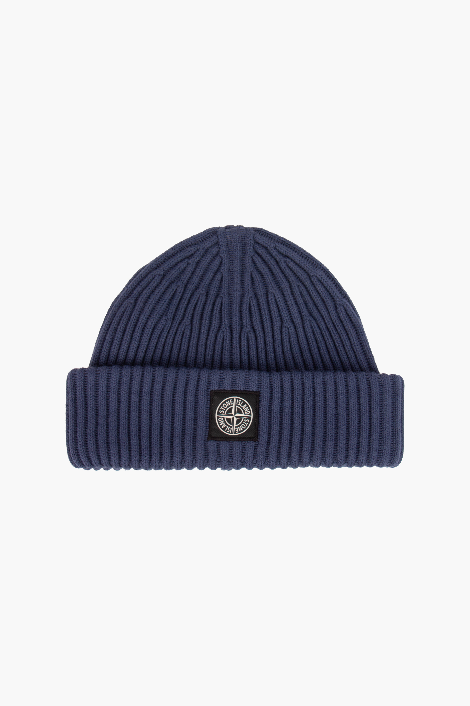 STONE ISLAND Full Rib Wool Beanie 