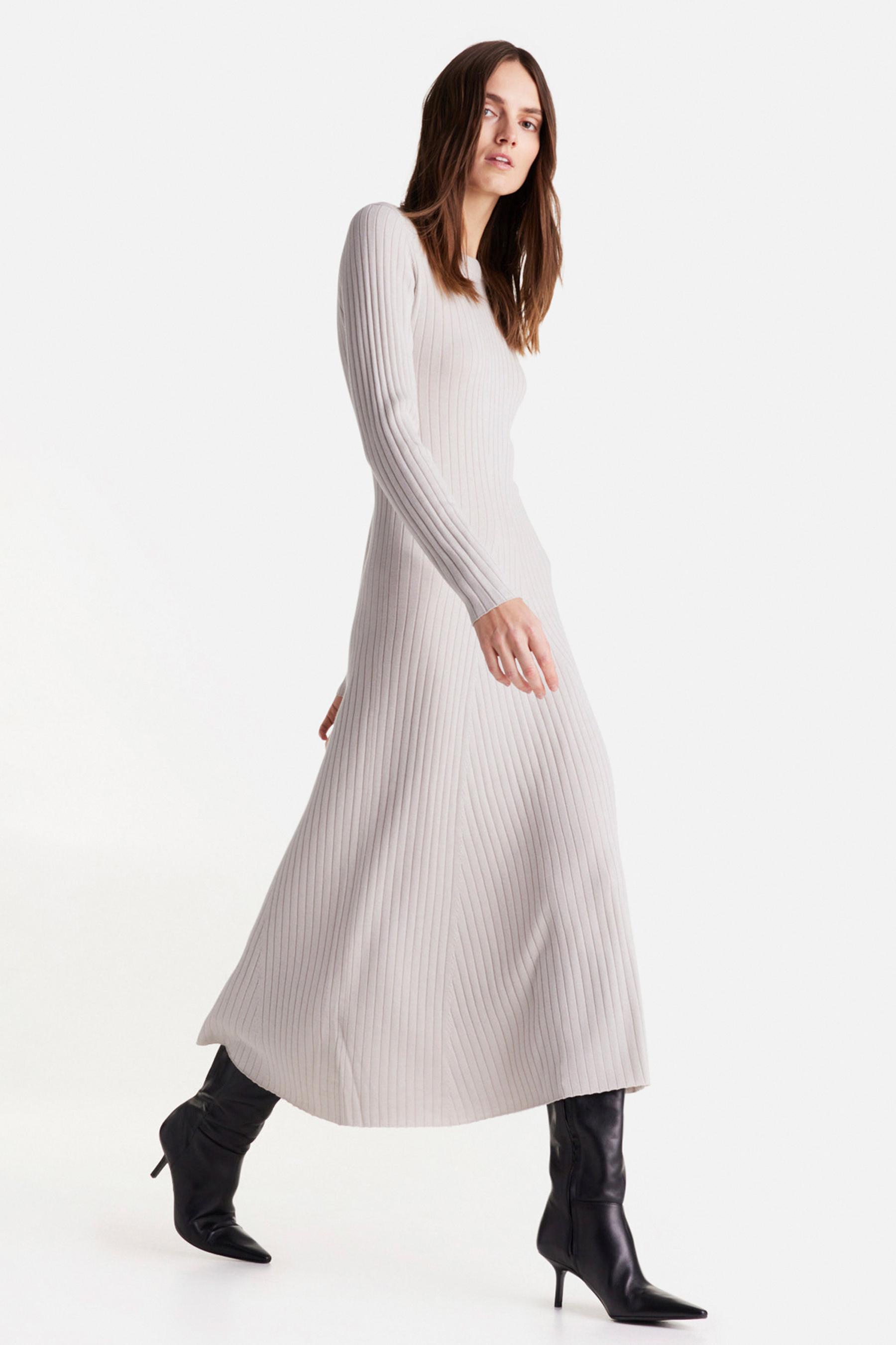 IHEART Ribbed Wool Knit Dress Luisida