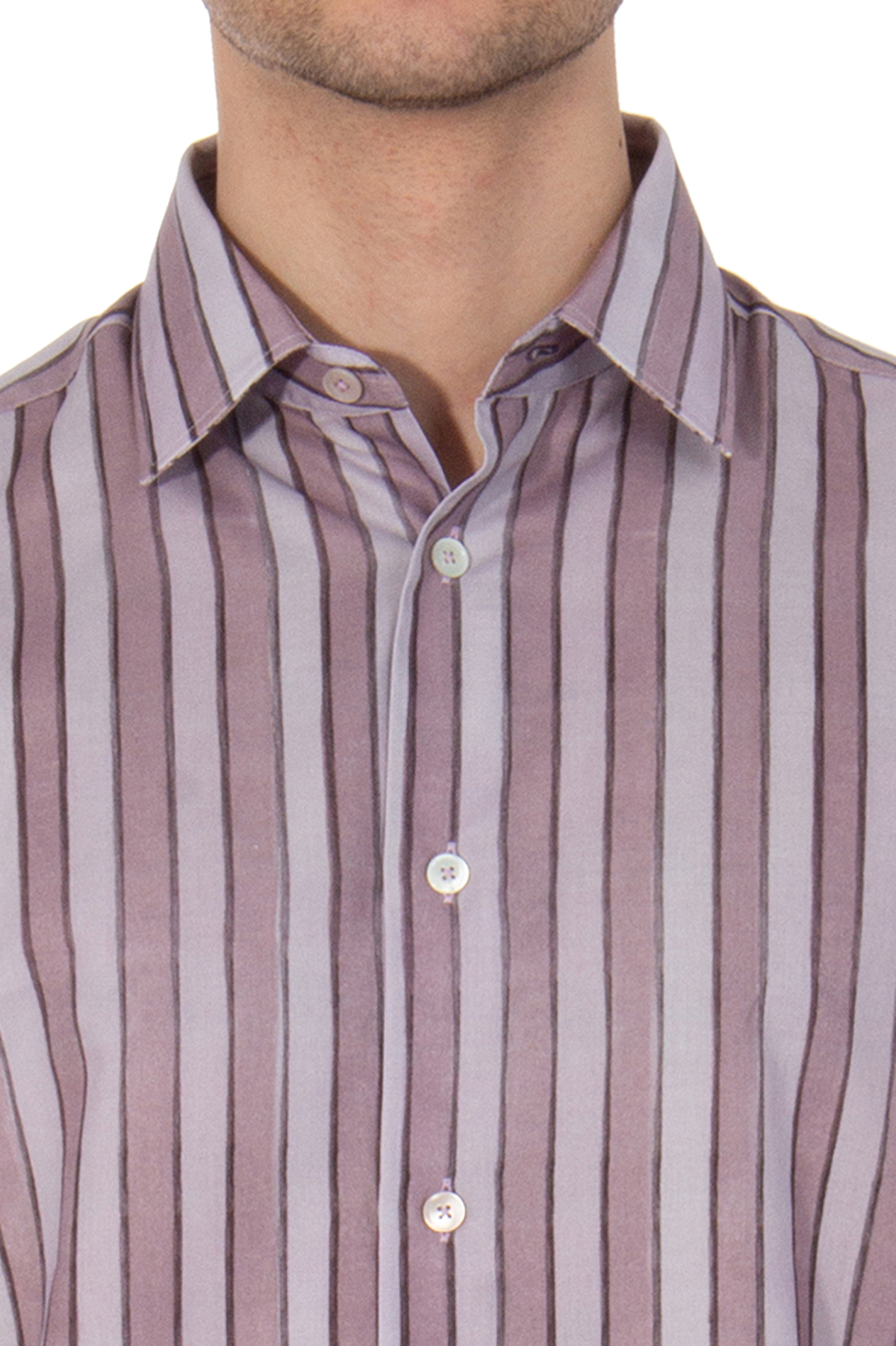 PAUL SMITH 'Painted Stripe' Organic Cotton Shirt