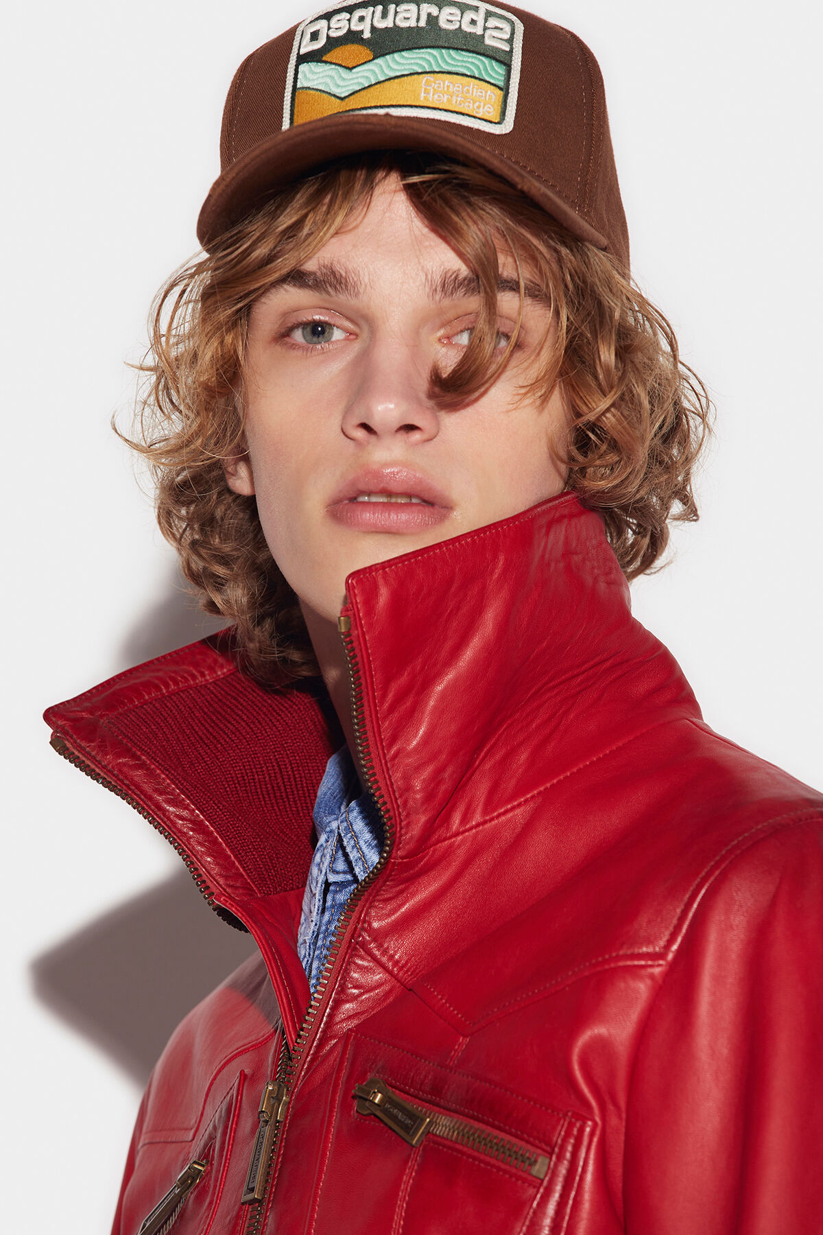 DSQUARED2 New Aviator Leather Bomber 