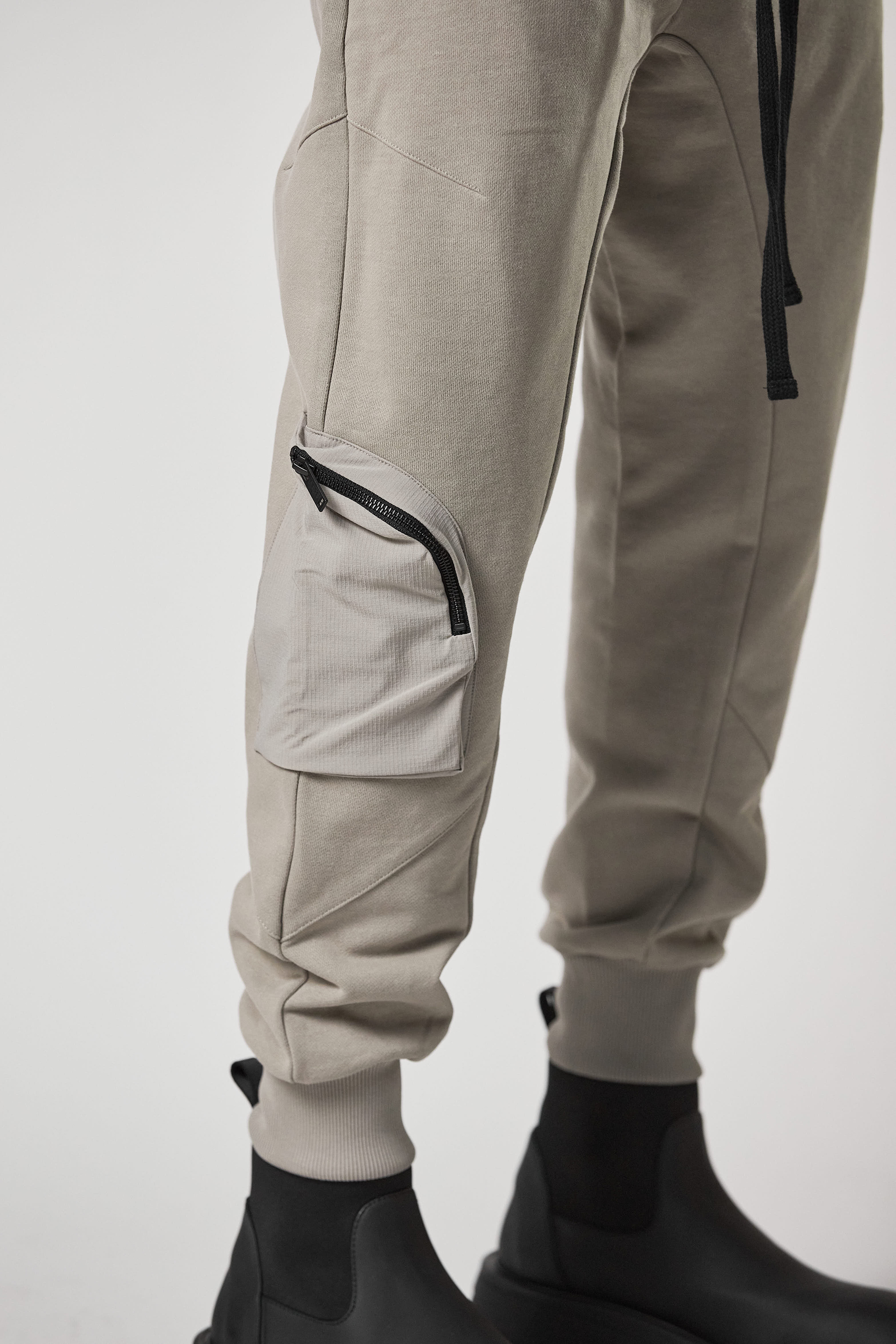 THOM KROM Drop Crotch Cotton Jersey Pants