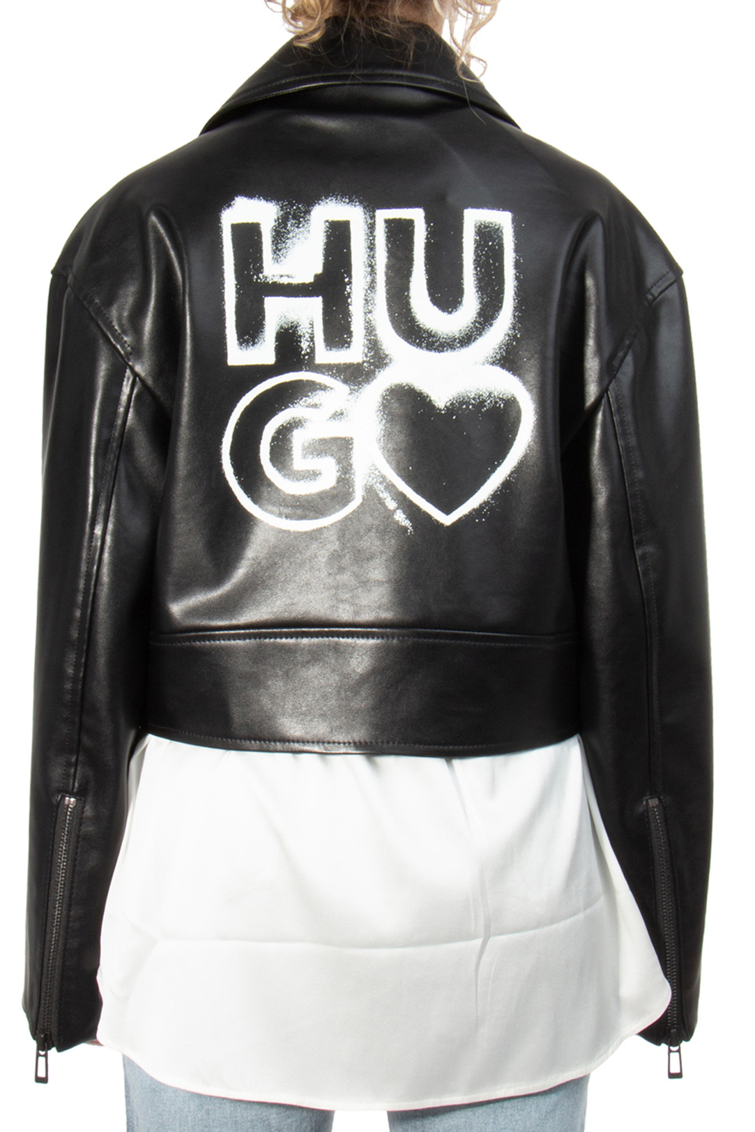 HUGO Faux Leather Jacket