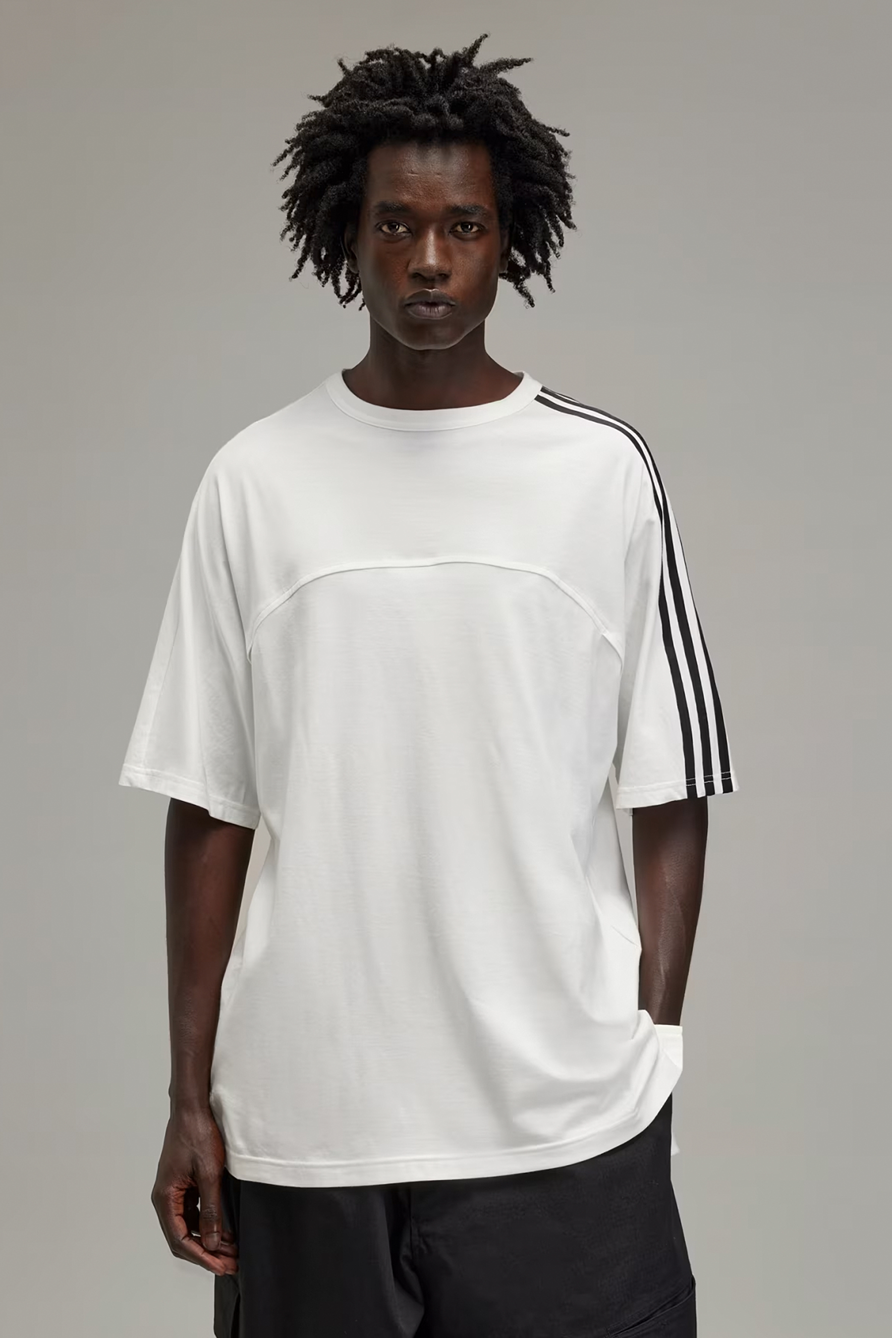 Y-3 3-Stripes Cotton Jersey T-Shirt