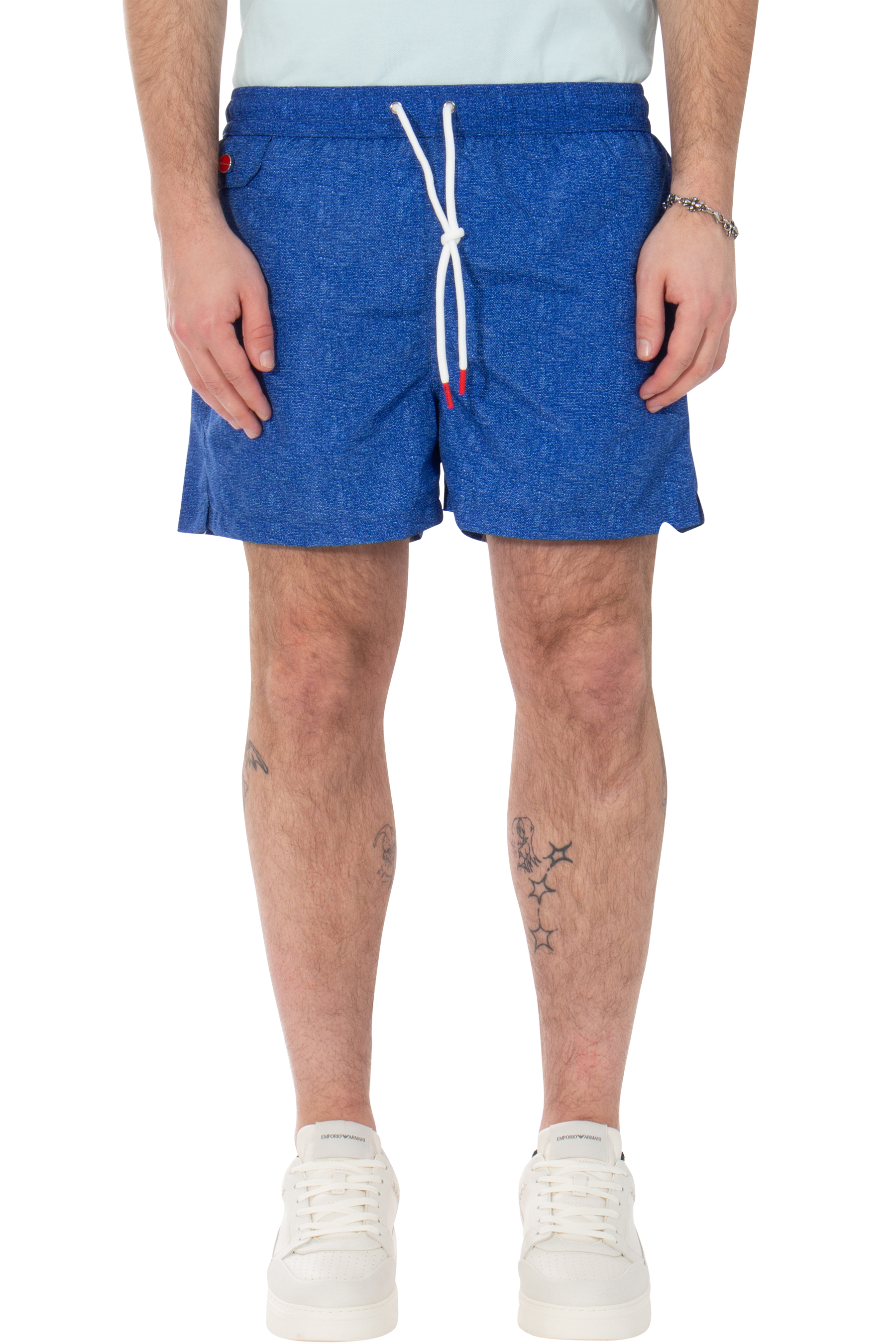 KITON Patterned Swim Shorts