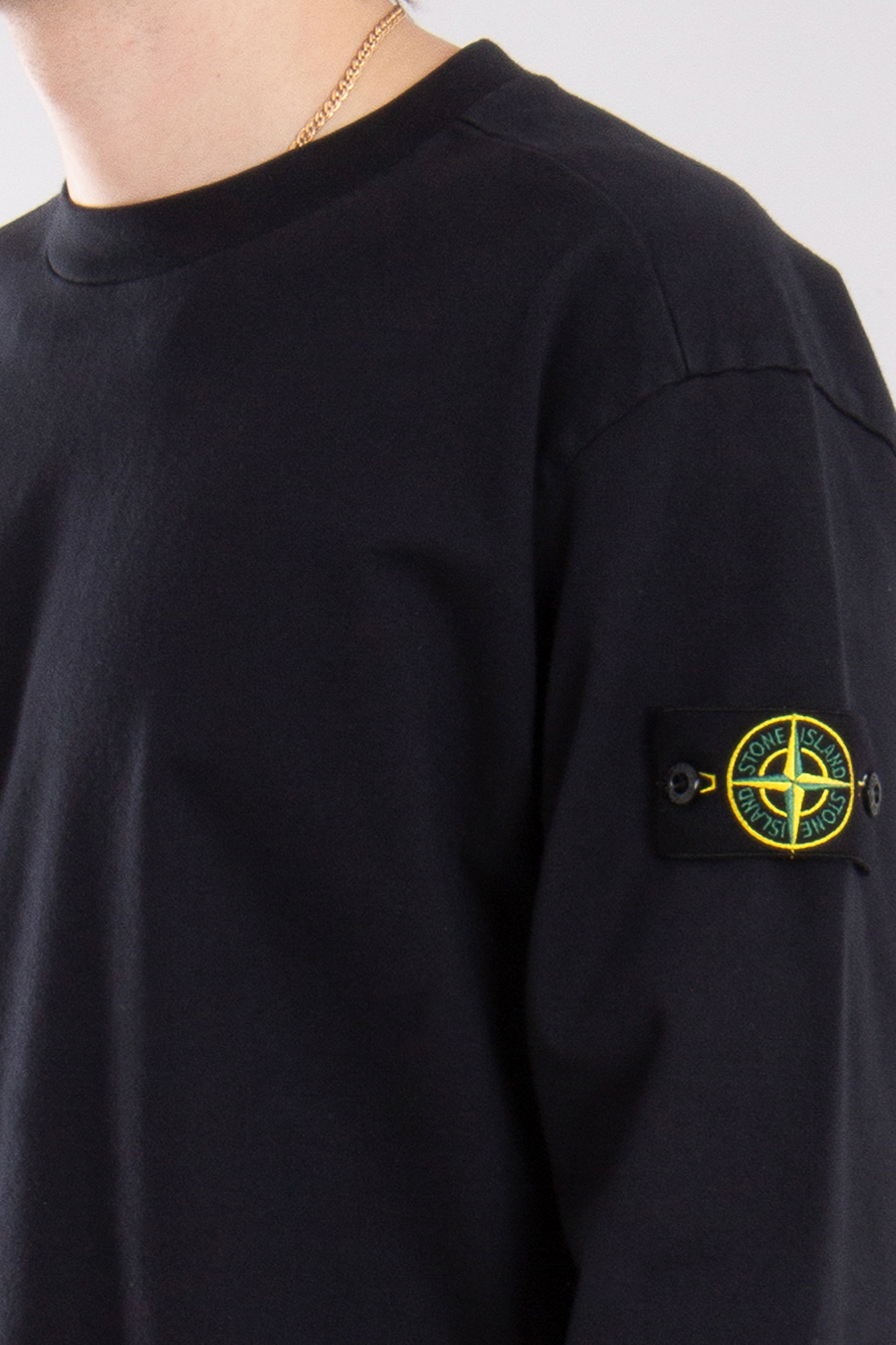 STONE ISLAND Garment Dyed Cotton Fleece Sweatshirt