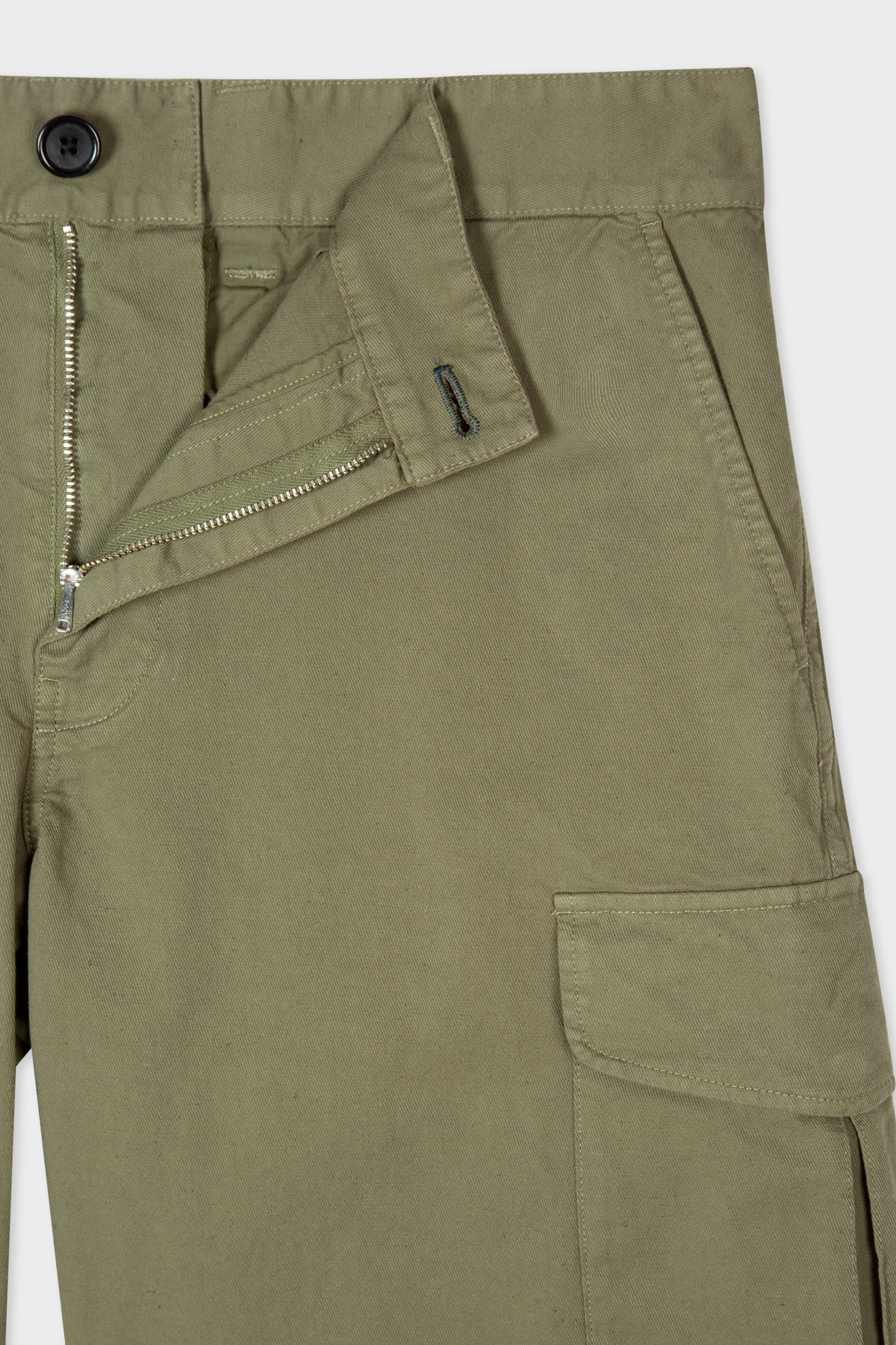 PAUL SMITH Cotton-Linen Stretch Cargo Shorts