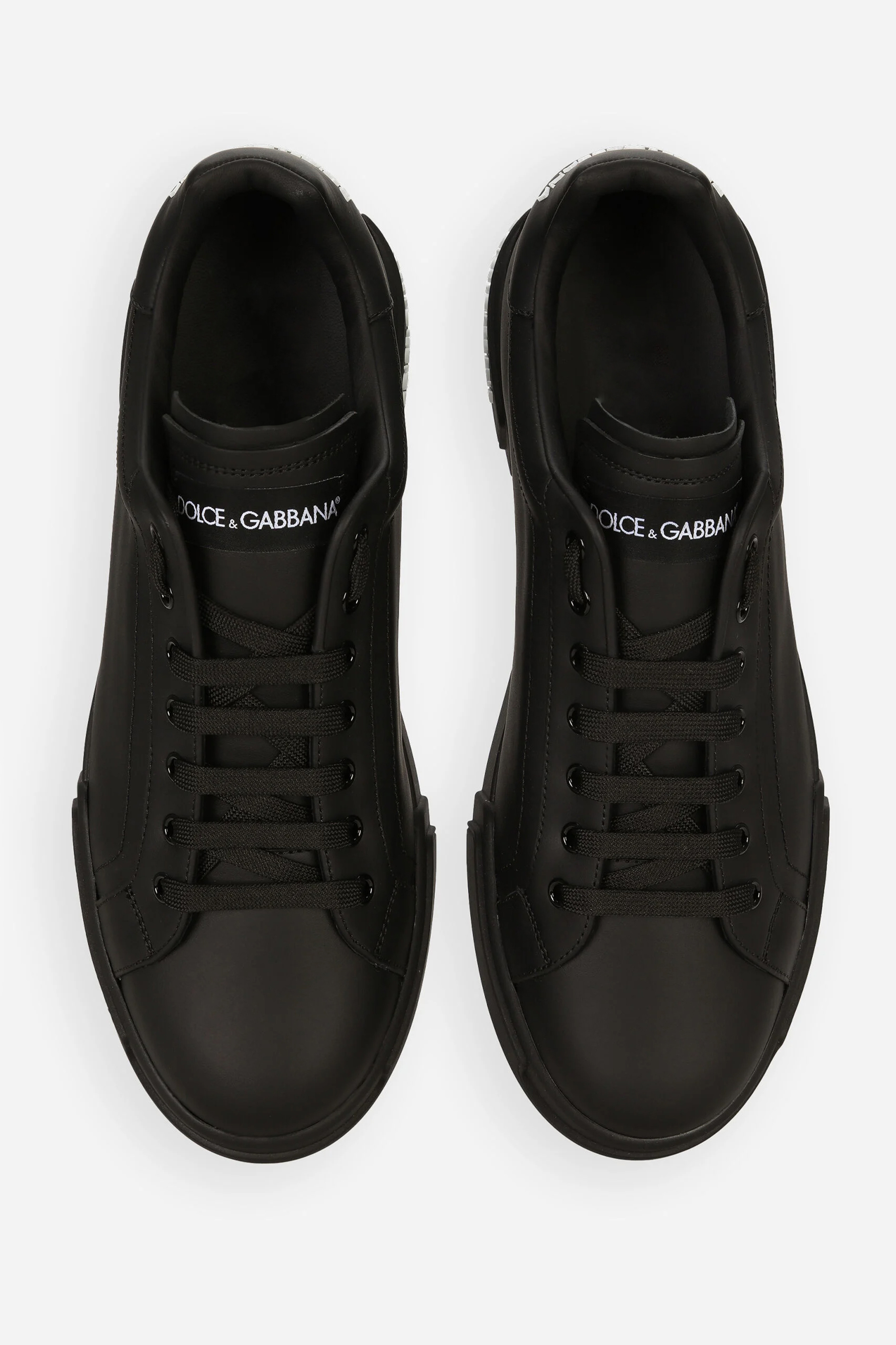 DOLCE & GABBANA Leather Sneakers Portifino Light