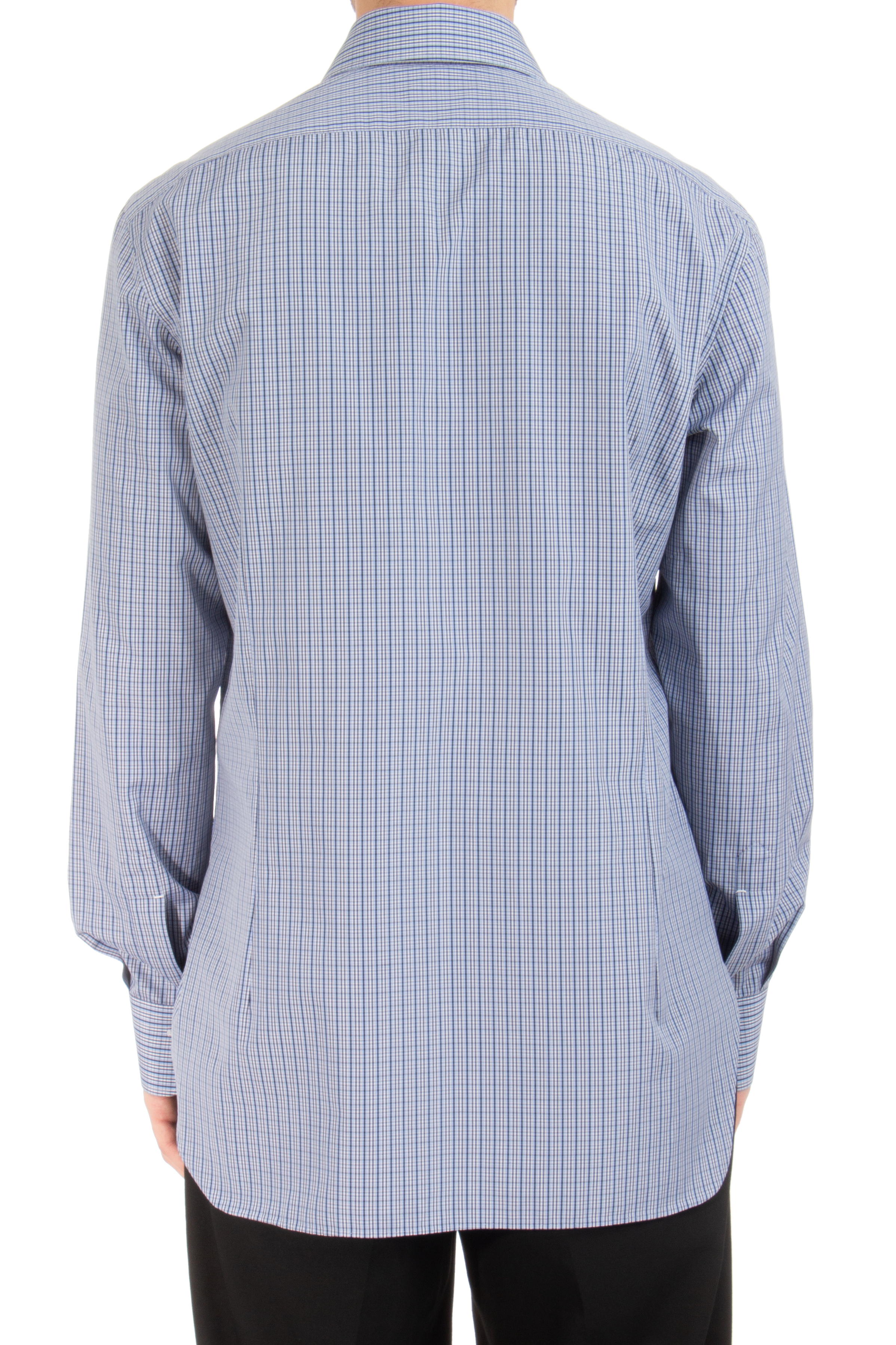 KITON Checked Cotton Shirt