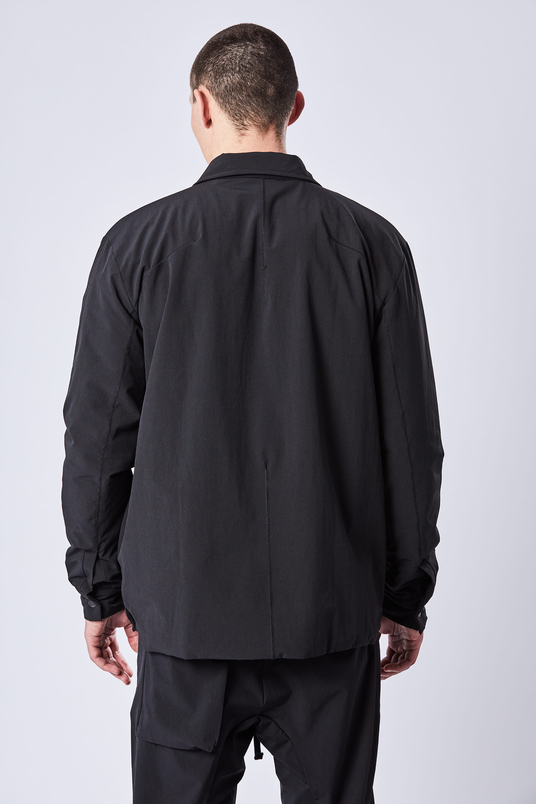 THOM KROM Padded Nylon Overshirt