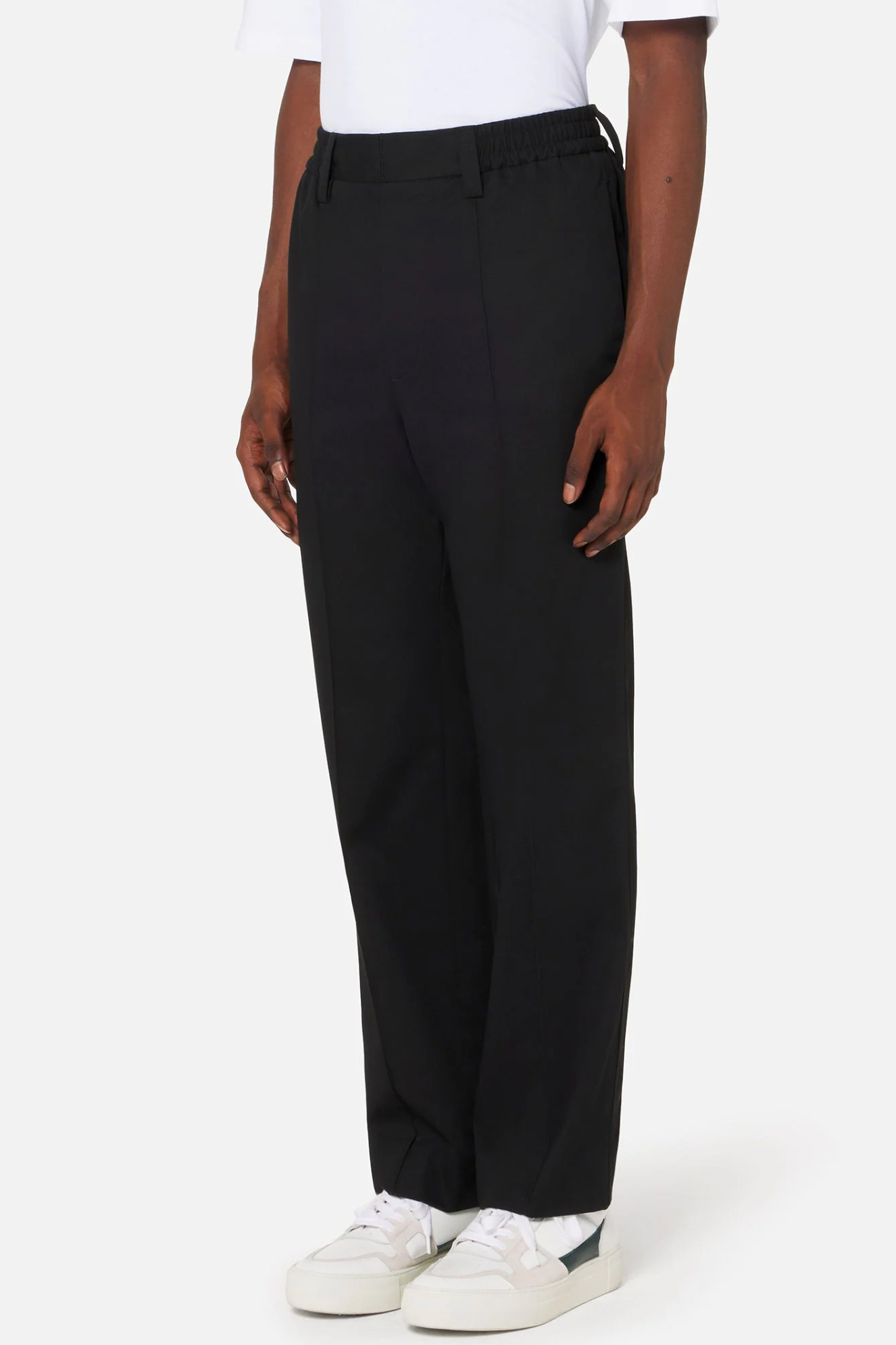 AMI PARIS Straight Fit Cotton Pants