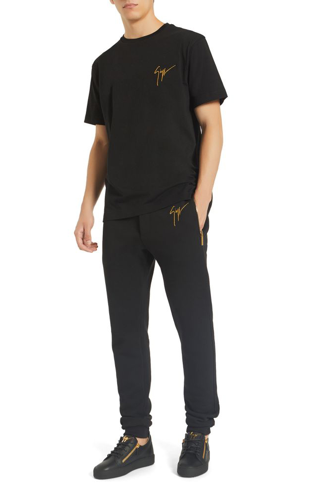 GIUSEPPE ZANOTTI Signature Logo Sweatpants