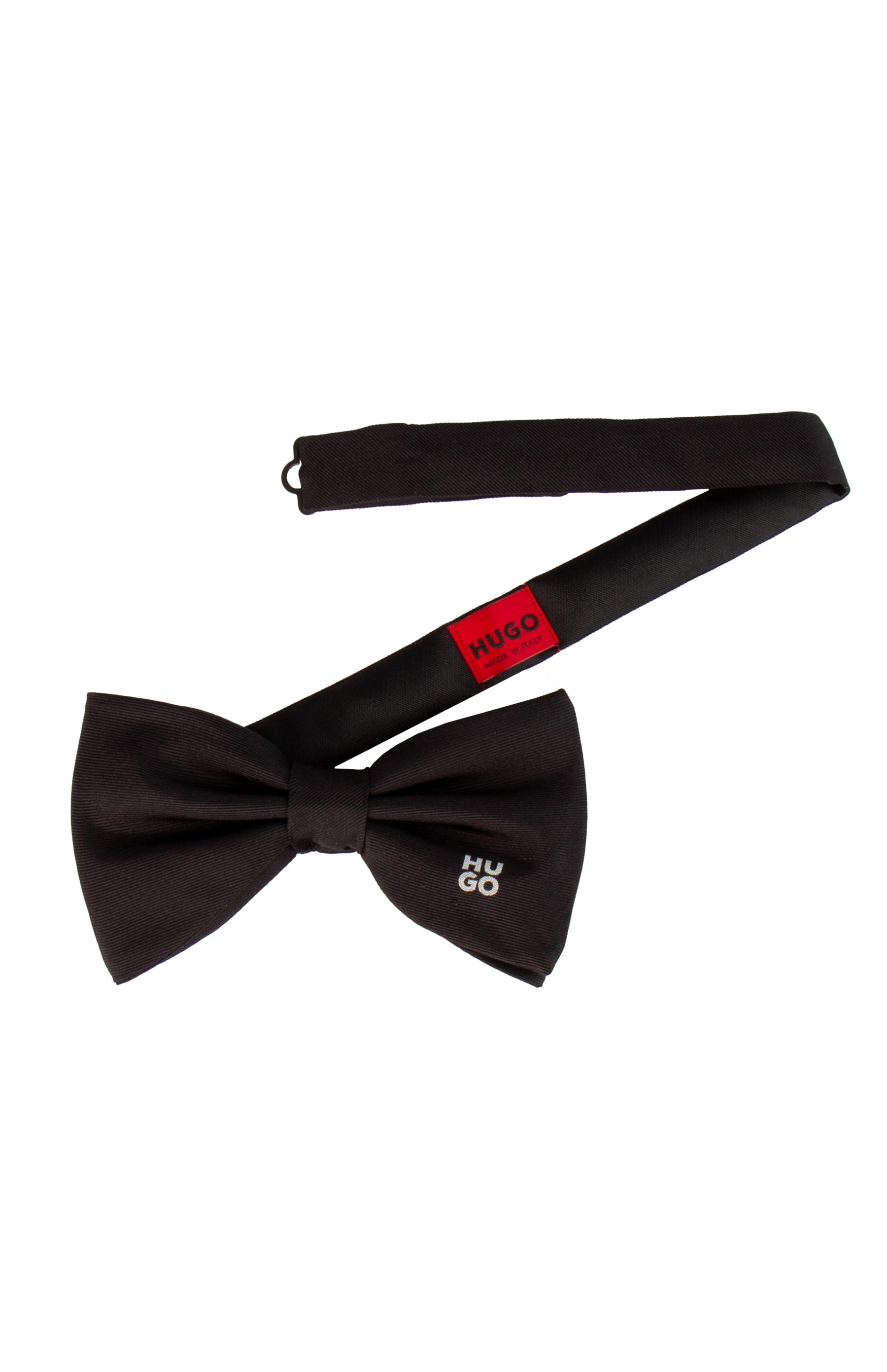 HUGO Logo Silk Bow Tie