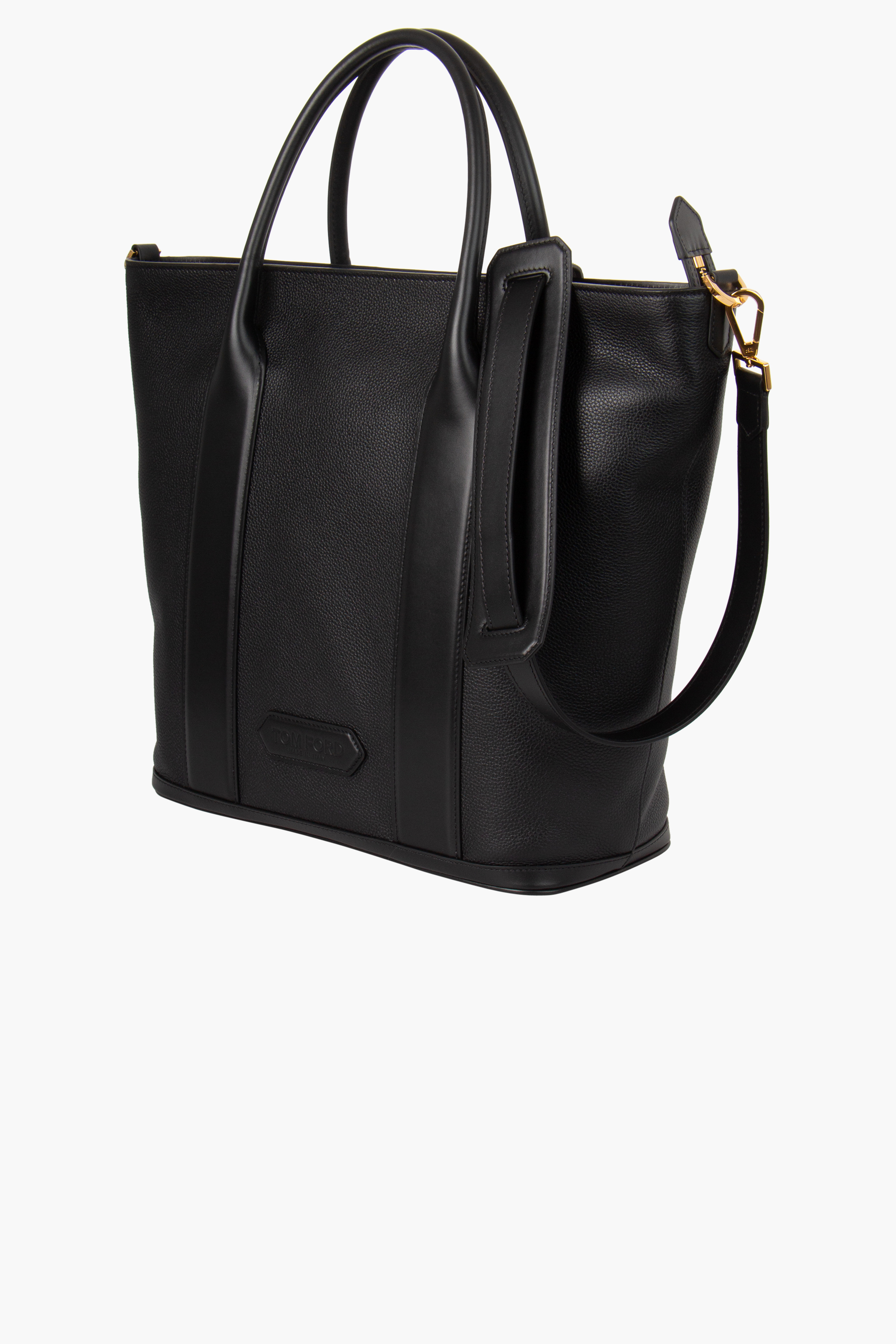 TOM FORD Grained Leather Shopper