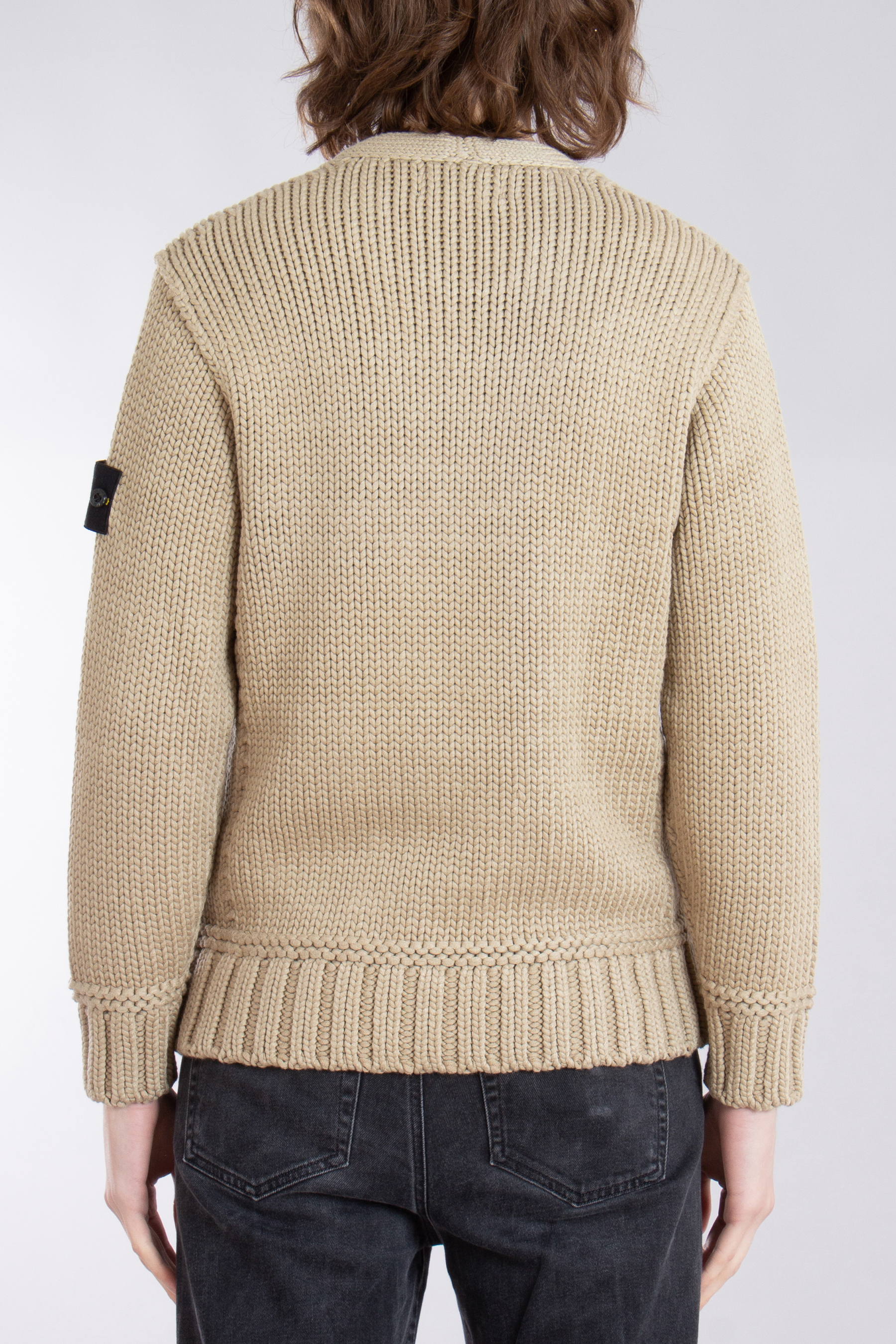 STONE ISLAND Chain Stitch Viscose-Nylon Sweater