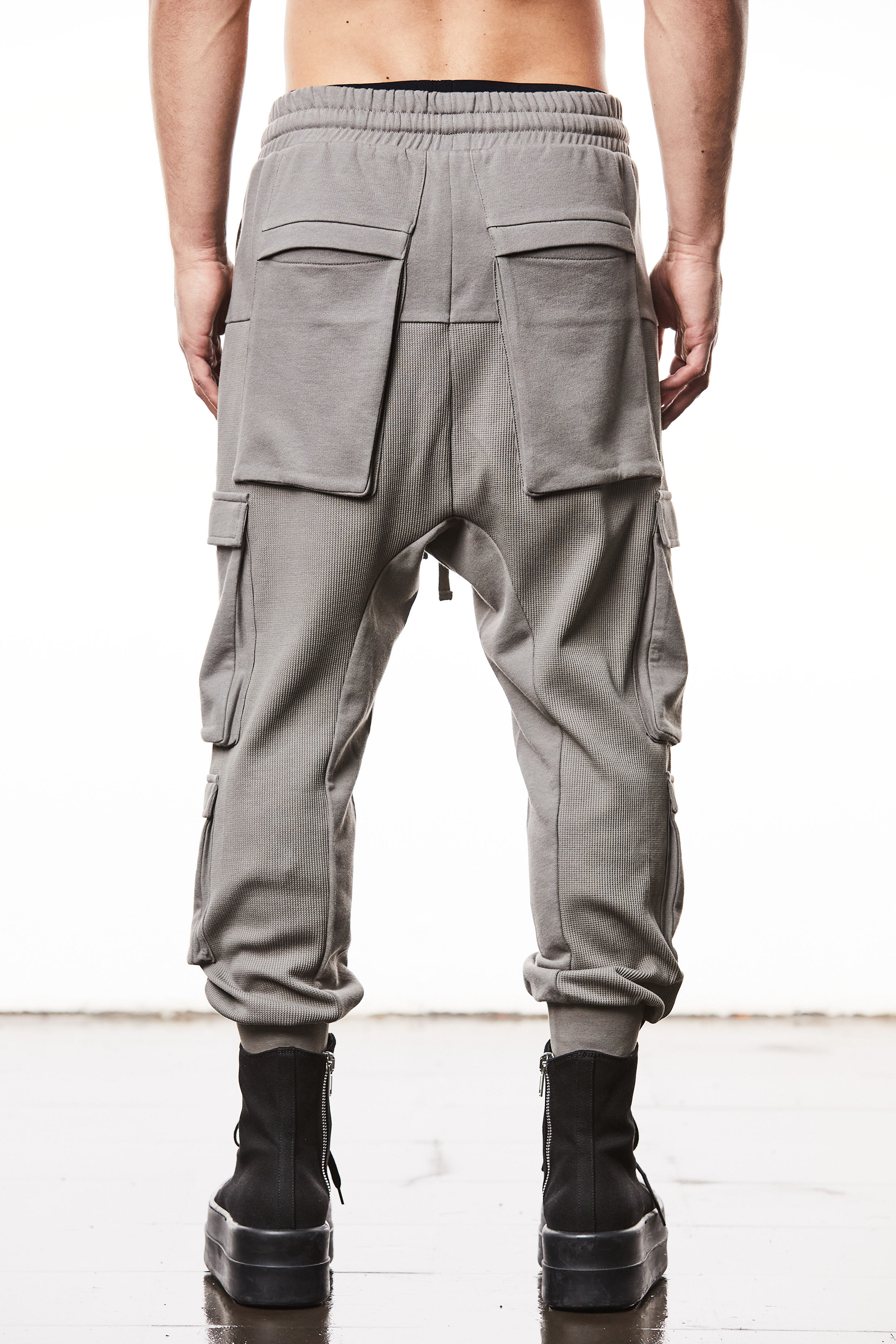 THOM KROM Matmix Cotton Jersey Cargo Sweatpants