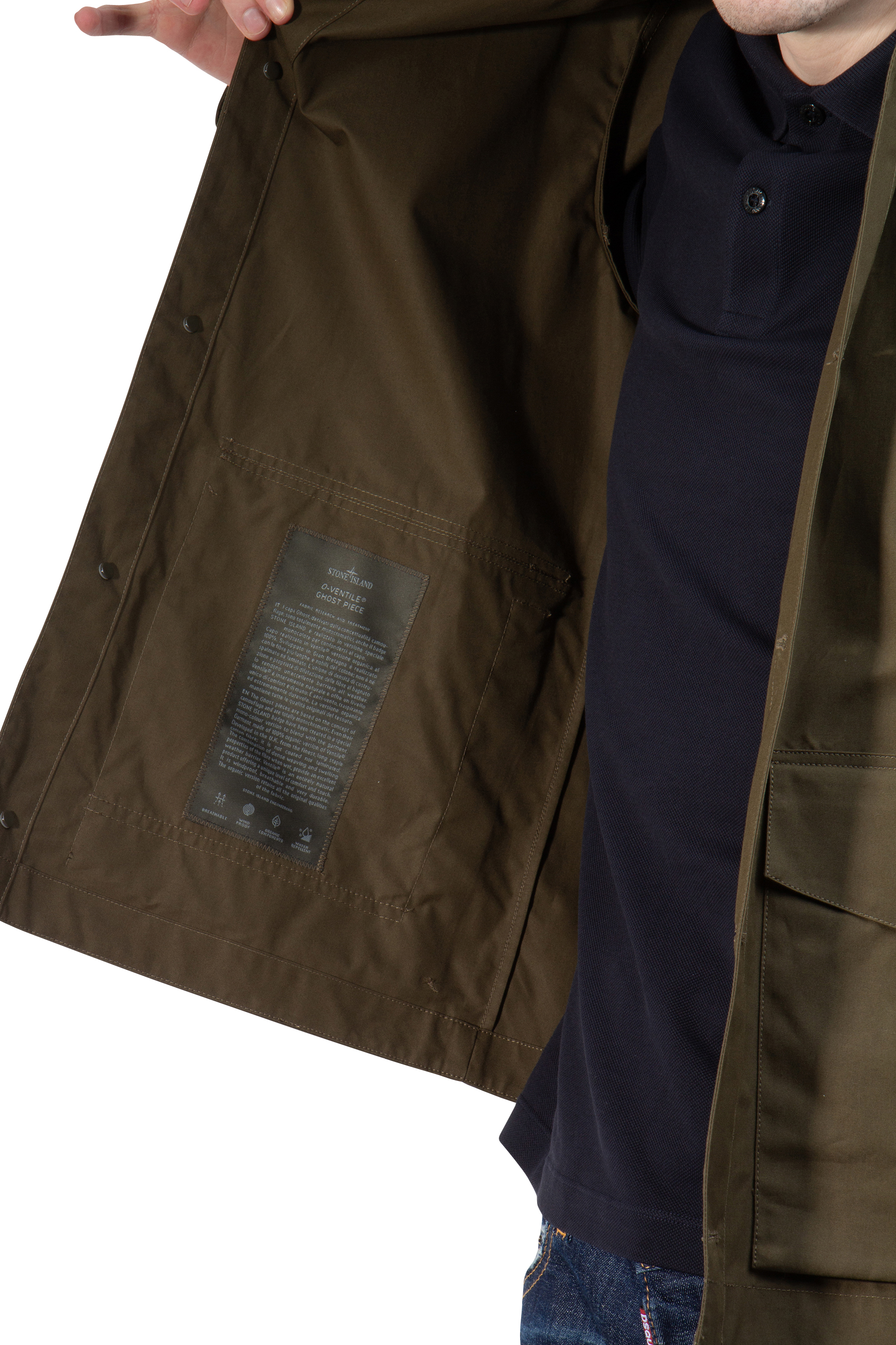 STONE ISLAND Ghost Piece O-Ventile Jacket