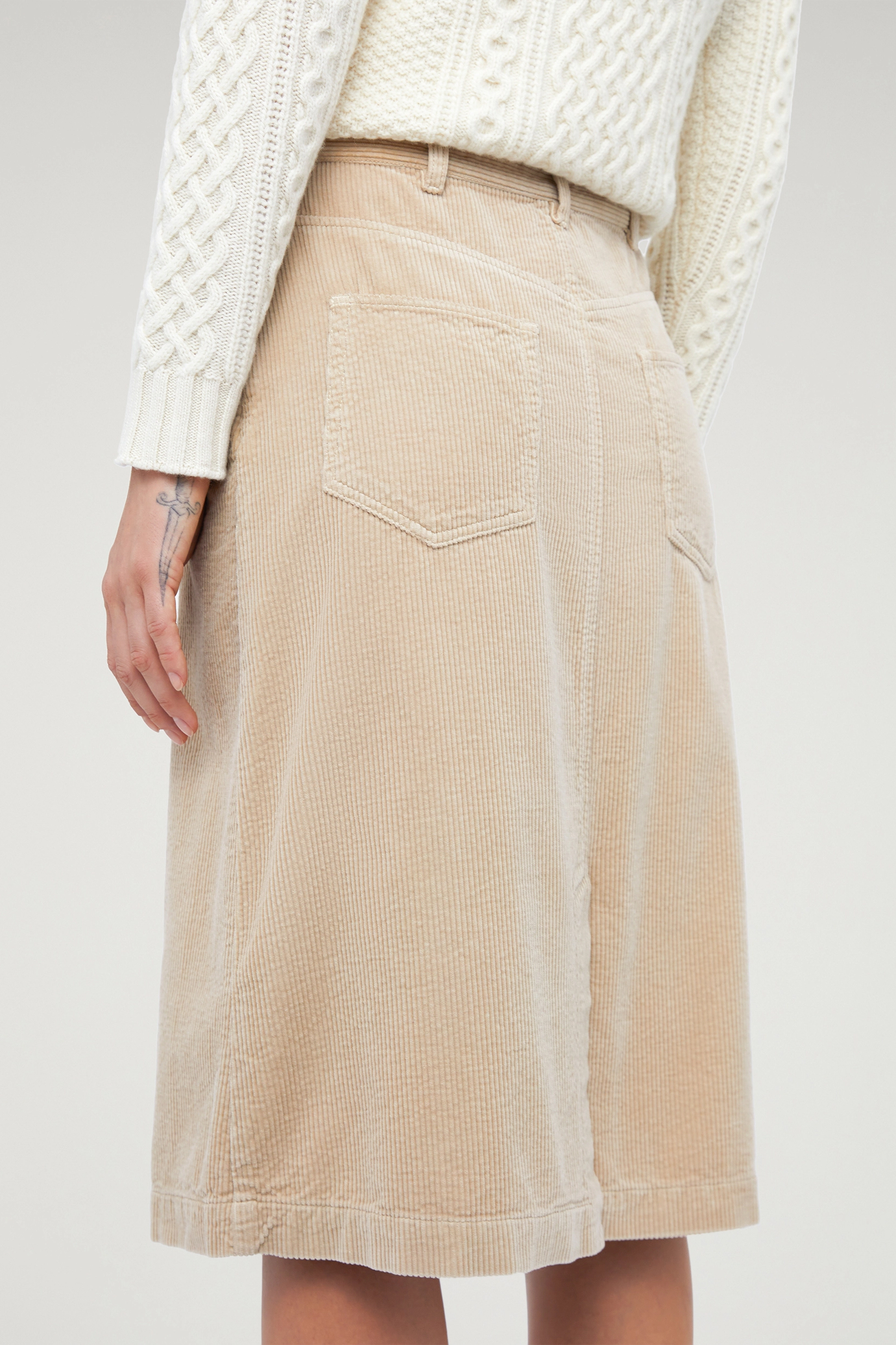 ASPESI Corduroy Skirt