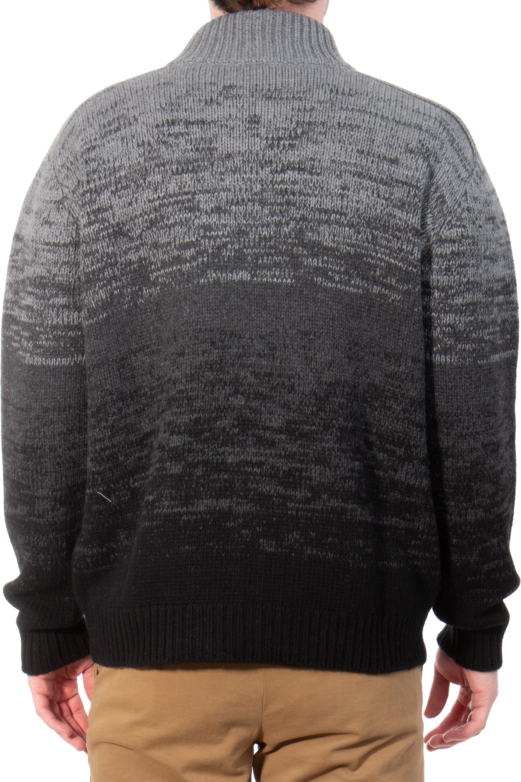 AIDA BARNI Wool & Cashmere Blend Zip Cardigan