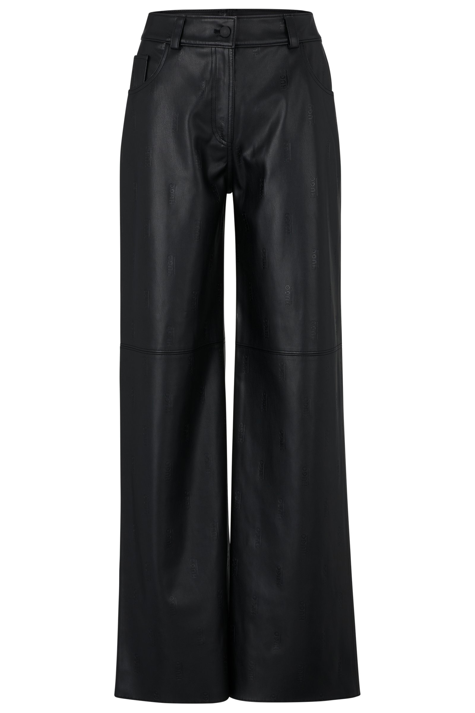 HUGO Faux Leather Pants Hugara-1