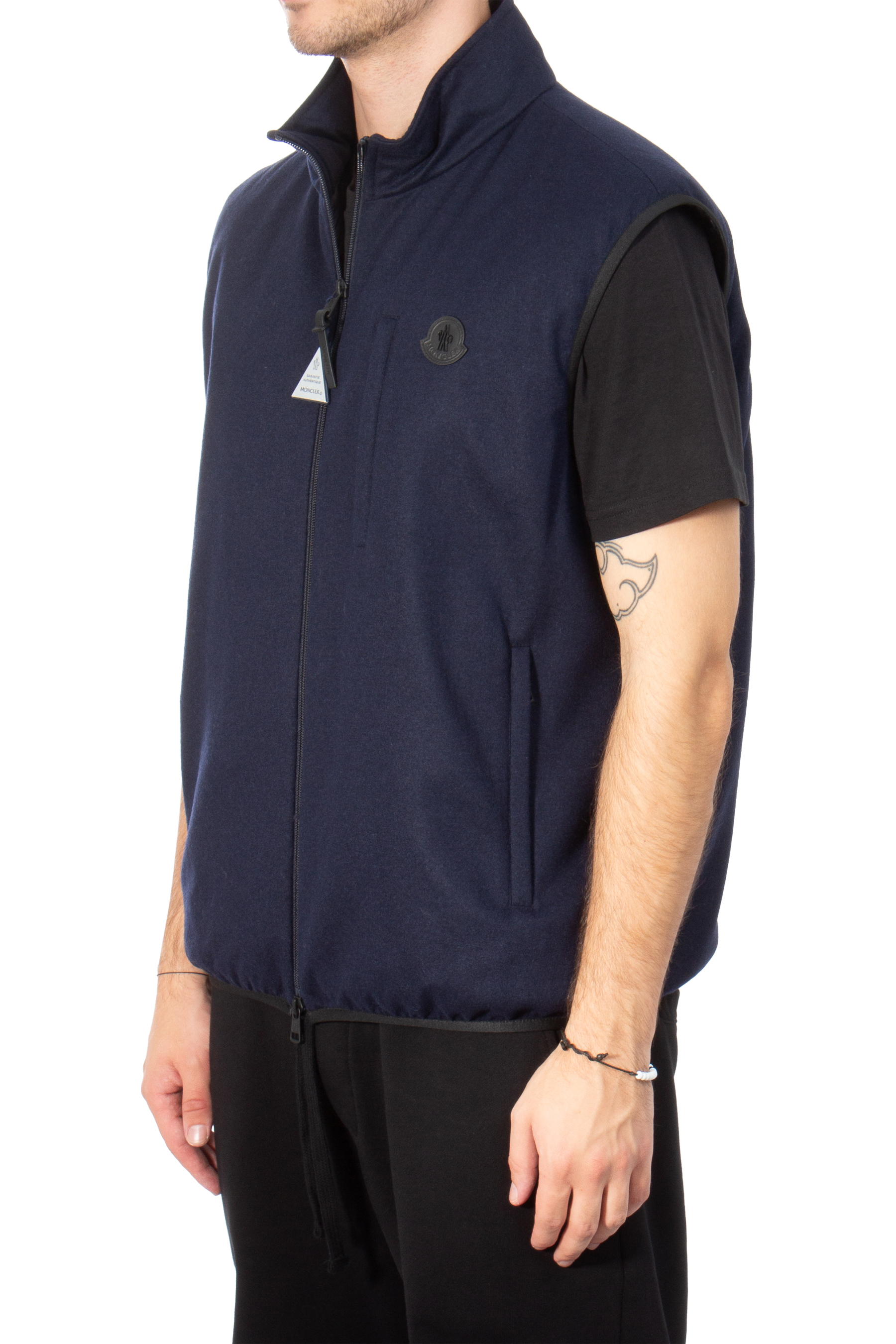 MONCLER Tumba Cashmere Jersey Down Vest