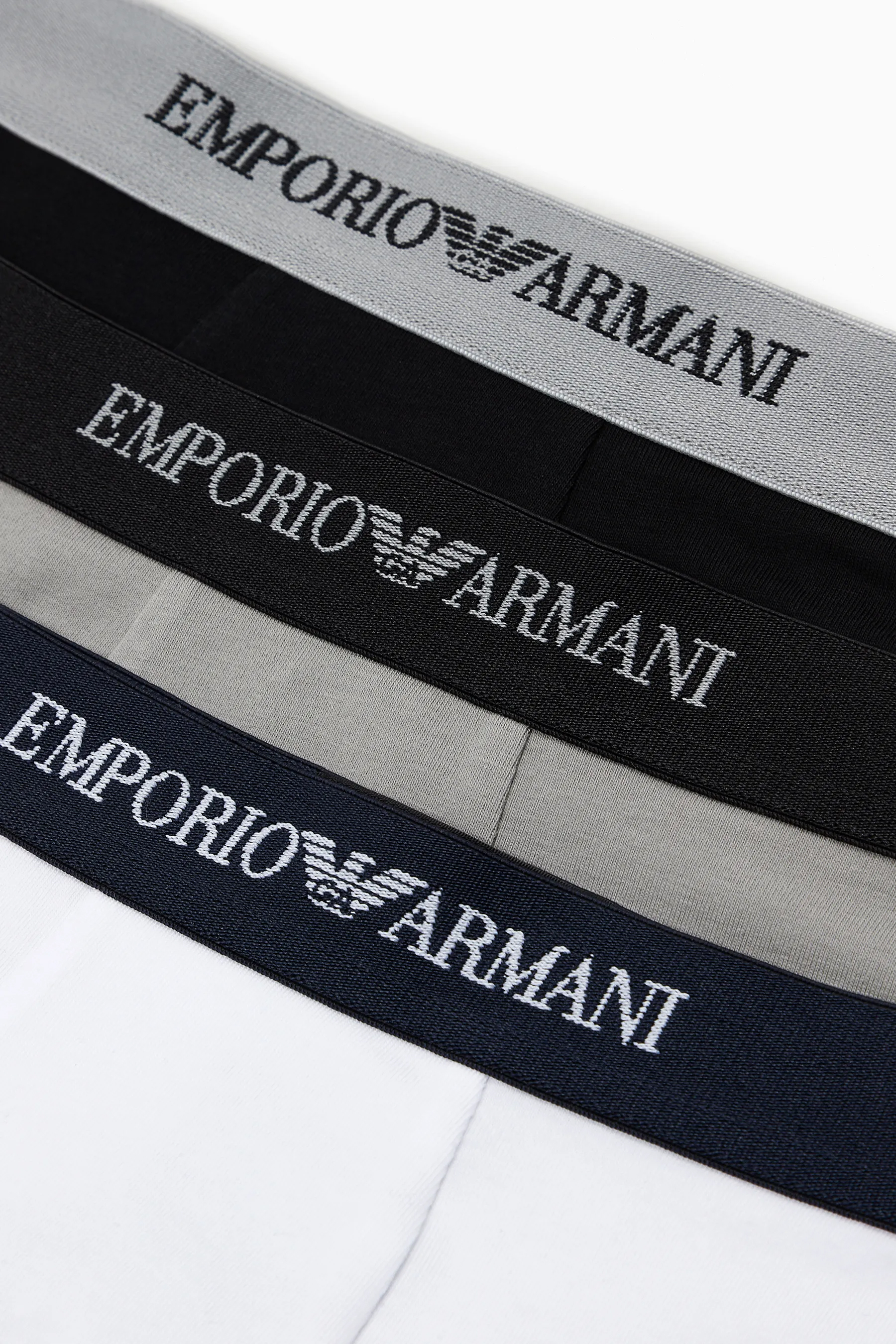 EMPORIO ARMANI 3-Pack Cotton Stretch Trunks