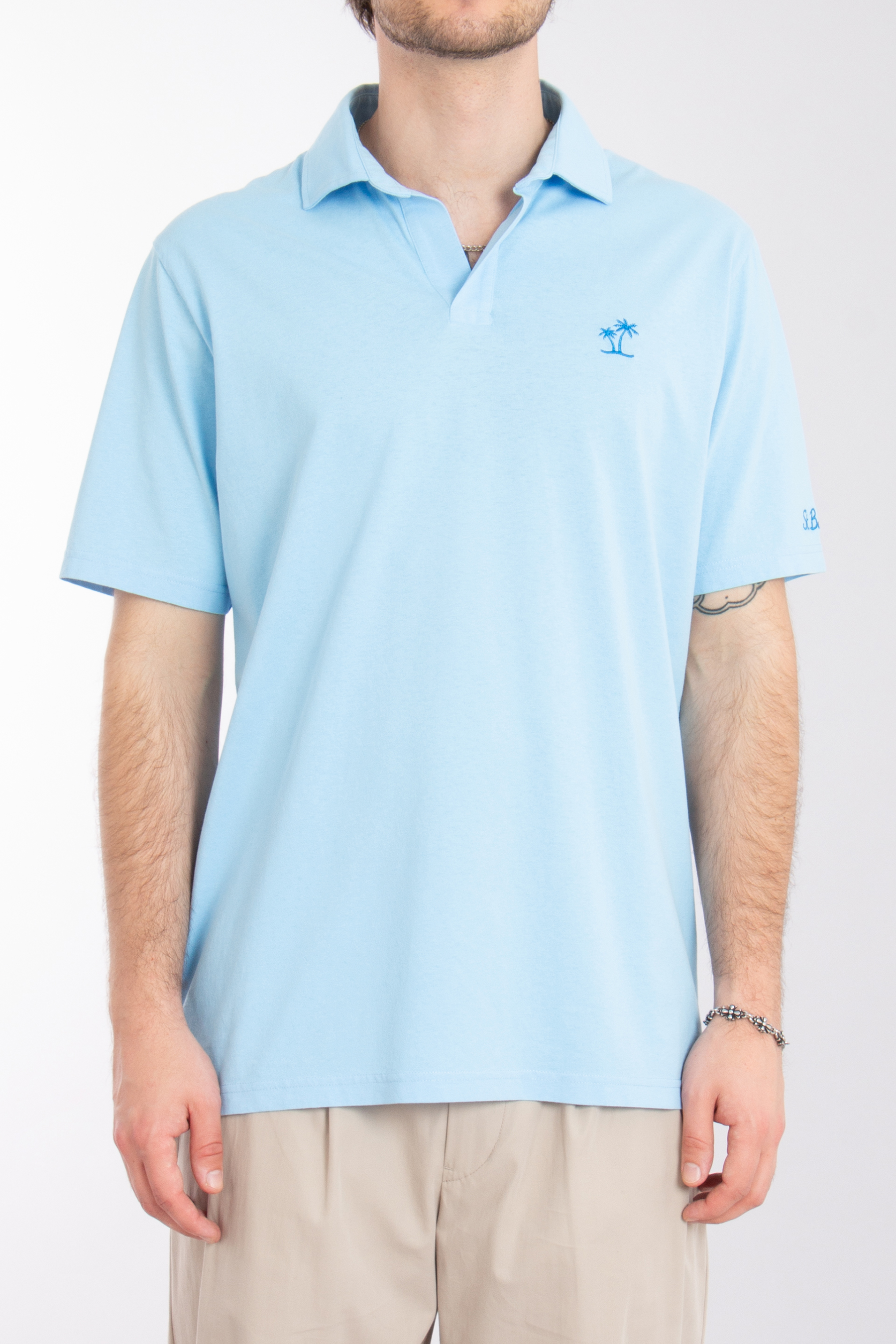 MC 2 SAINT BARTH Cotton Polo Shirt Brighton