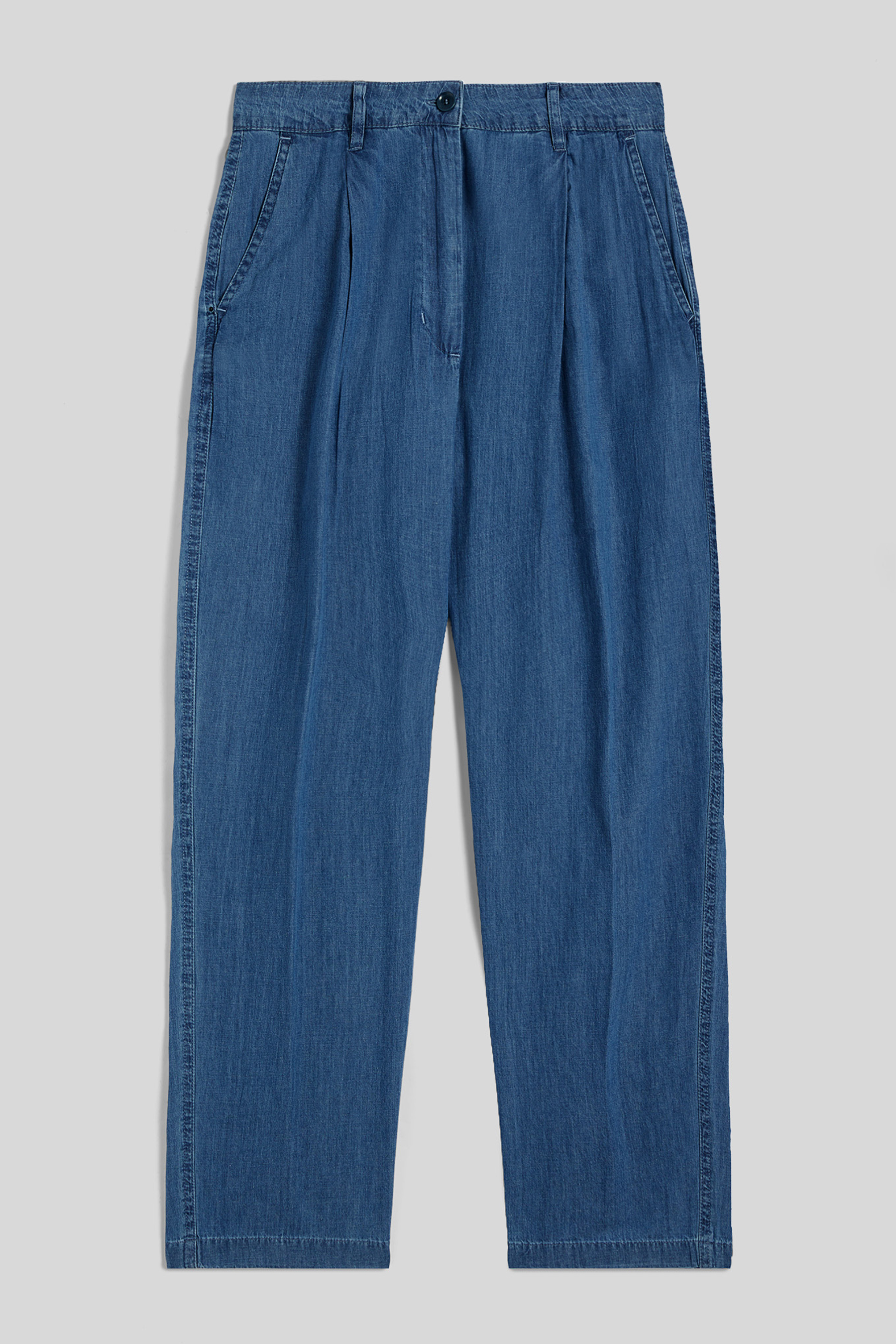 ASPESI Indigo Dye Cotton Pants