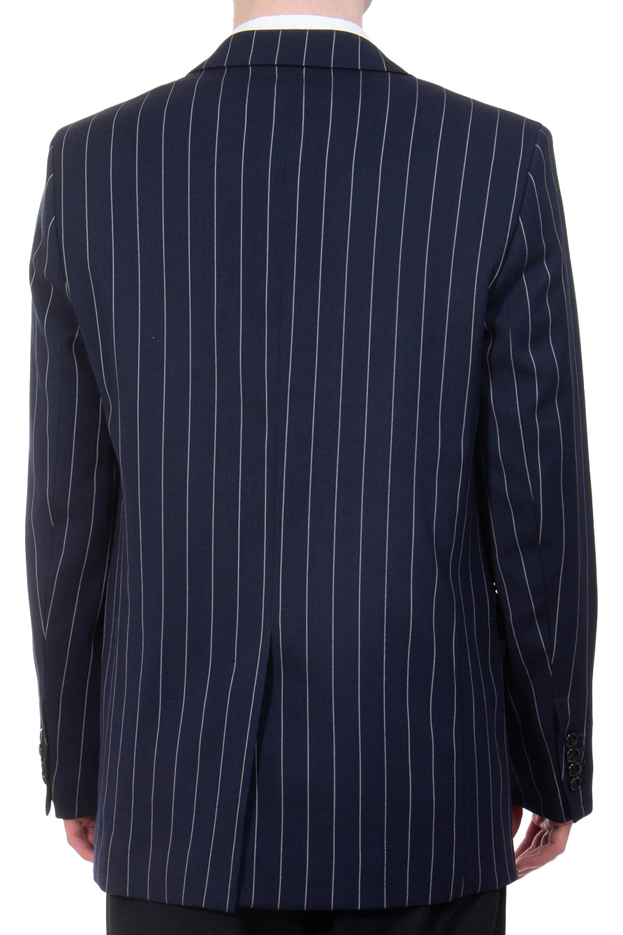 AMI PARIS Striped Virgin Wool Jacket