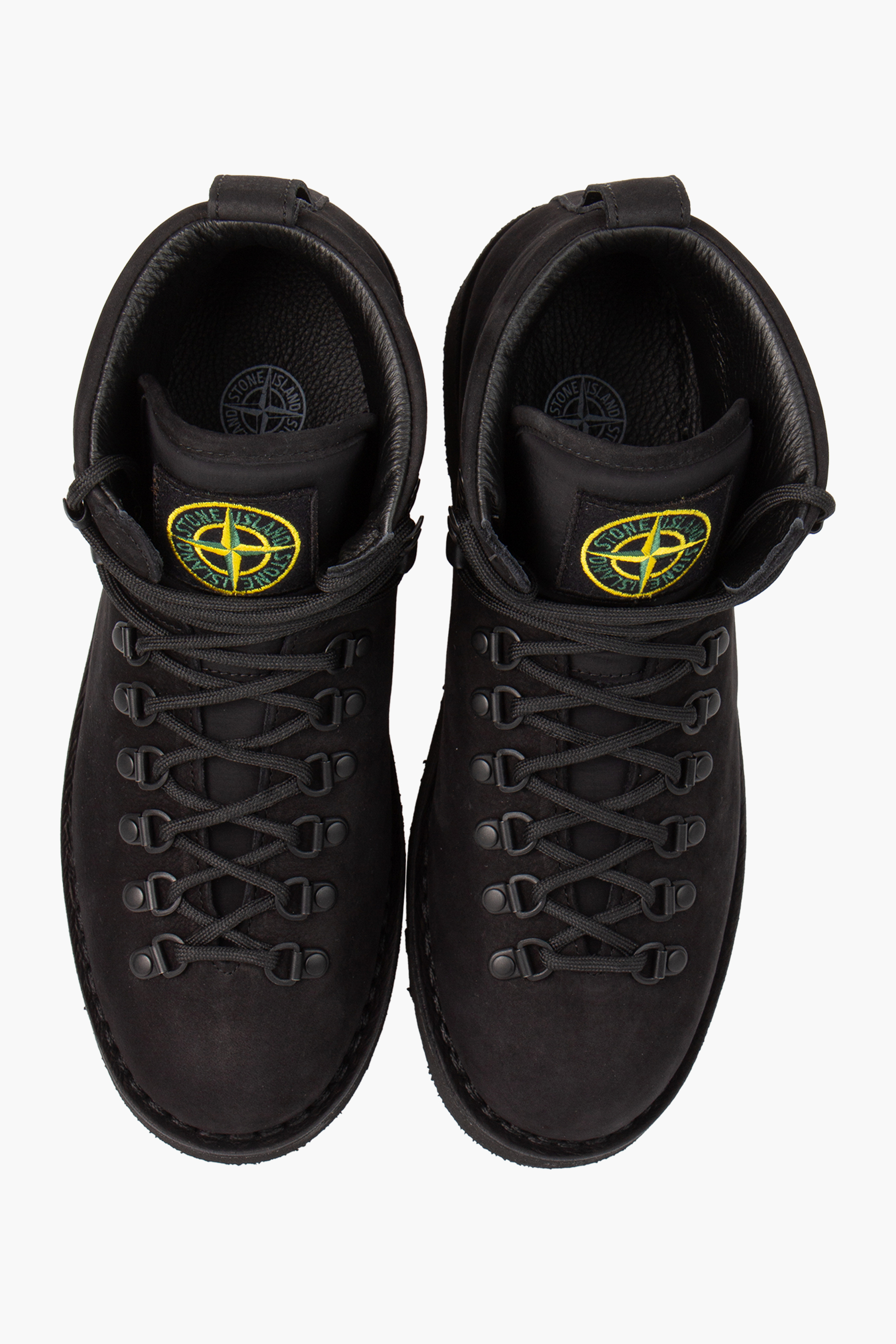 STONE ISLAND Leather Ankle Boots