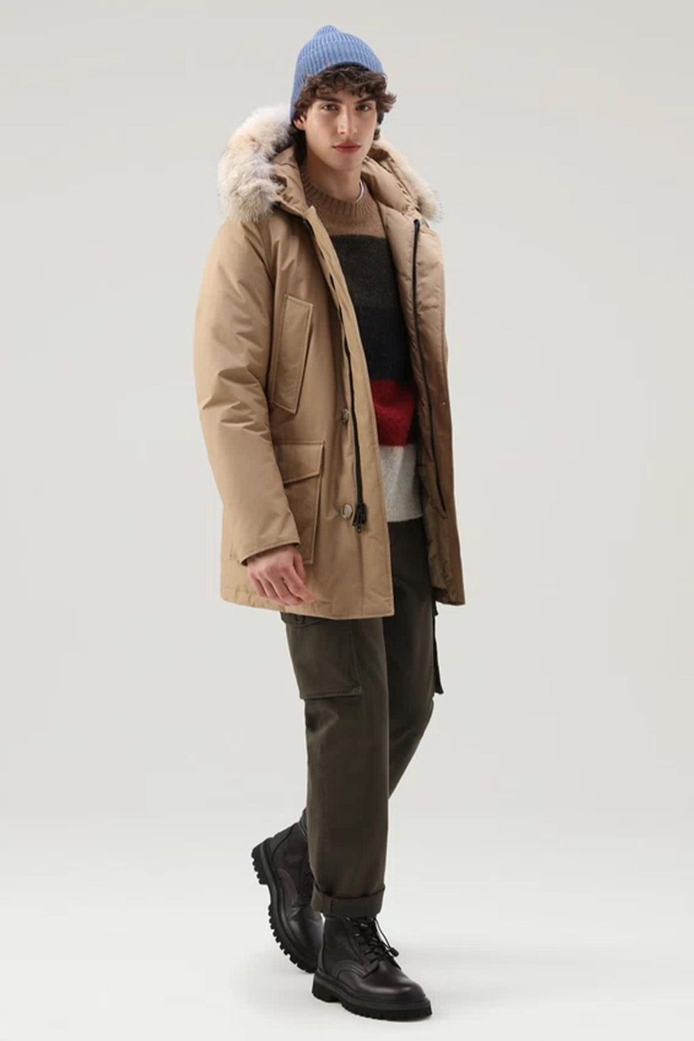 WOOLRICH Ramar Cloth Down Arctic Fur Parka