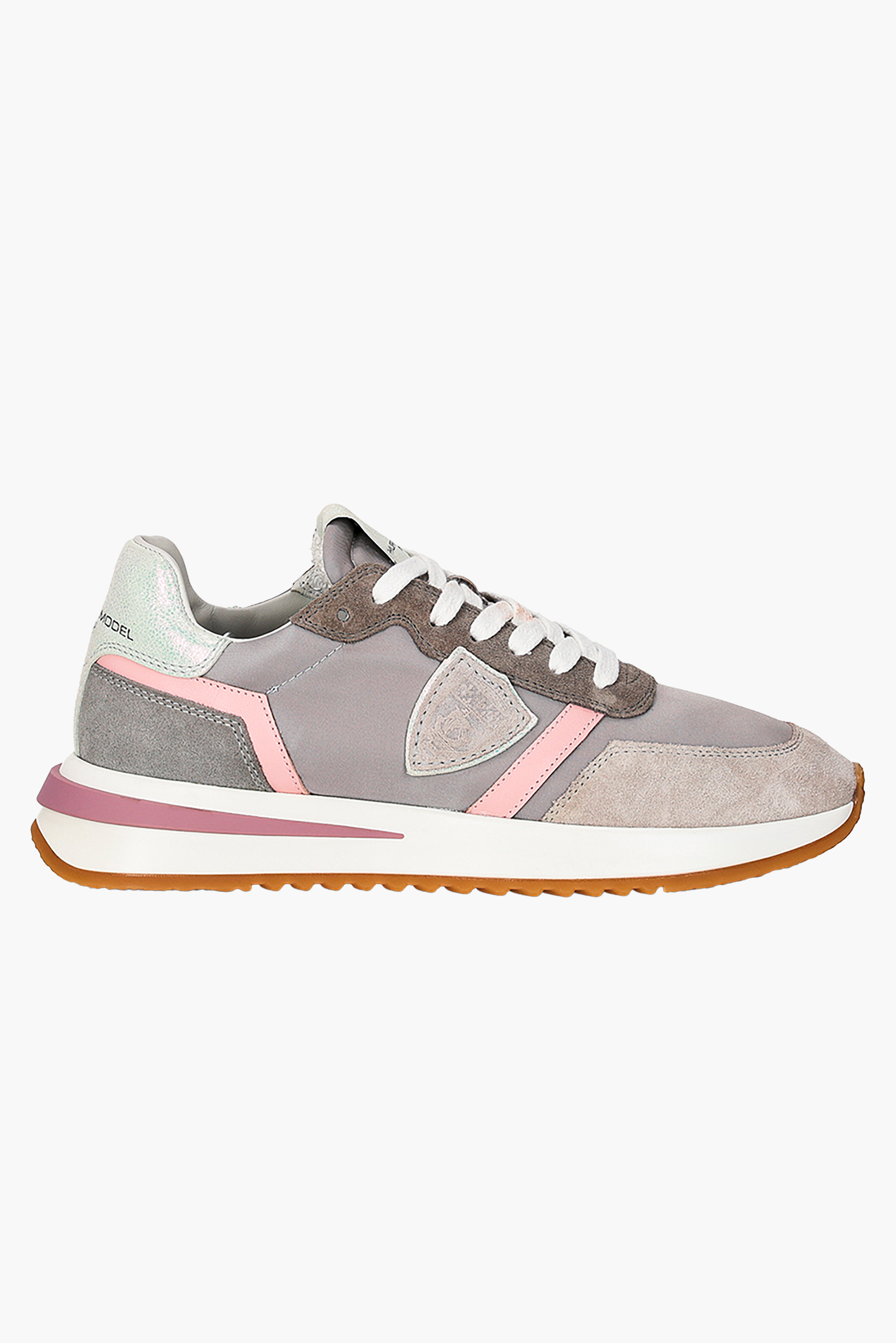 PHILIPPE MODEL Technical Fabric & Suede Sneakers Tropez 2.1 Low