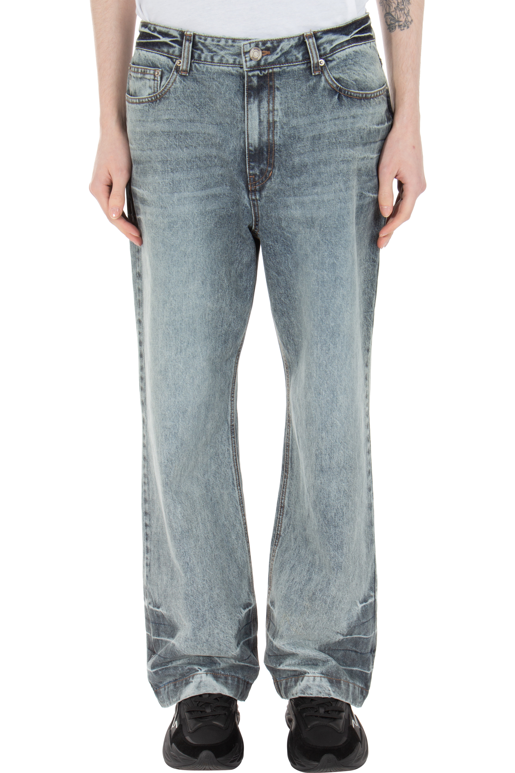 JUUN.J Washed Cotton Denim Jeans