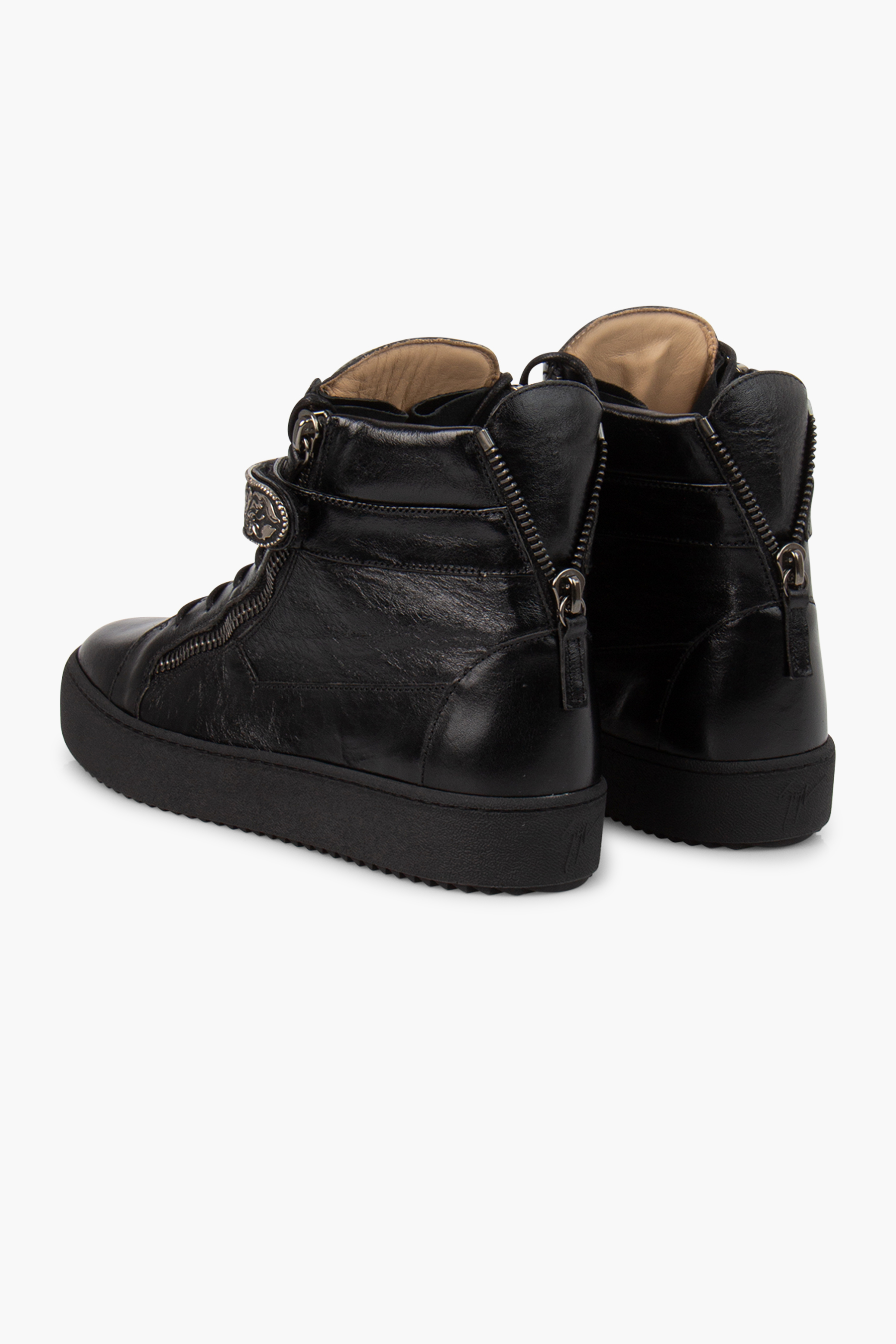 GIUSEPPE ZANOTTI High-Top Leather Sneakers Coby Deluxe