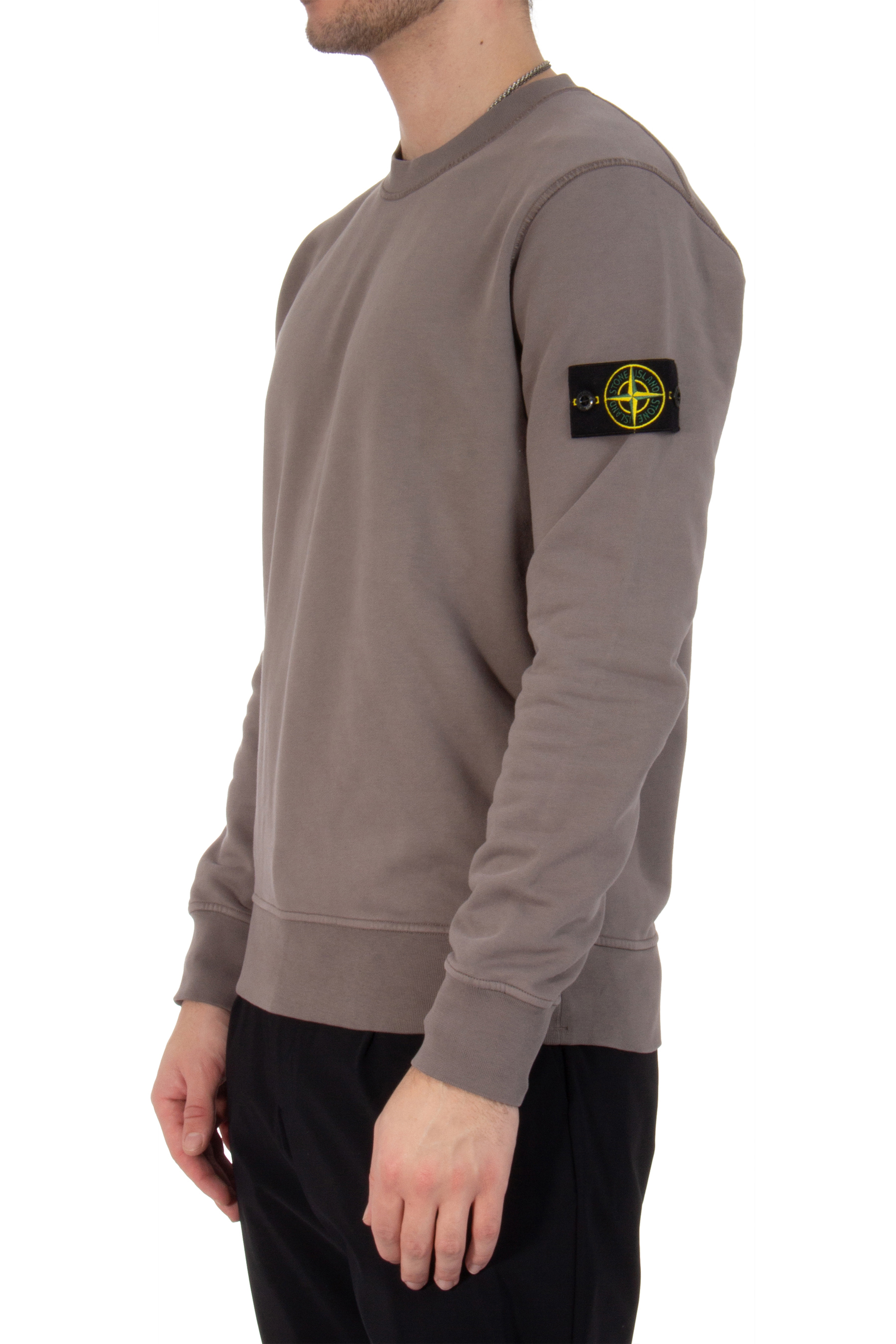 STONE ISLAND Cotton Crew Neck Sweatshirt