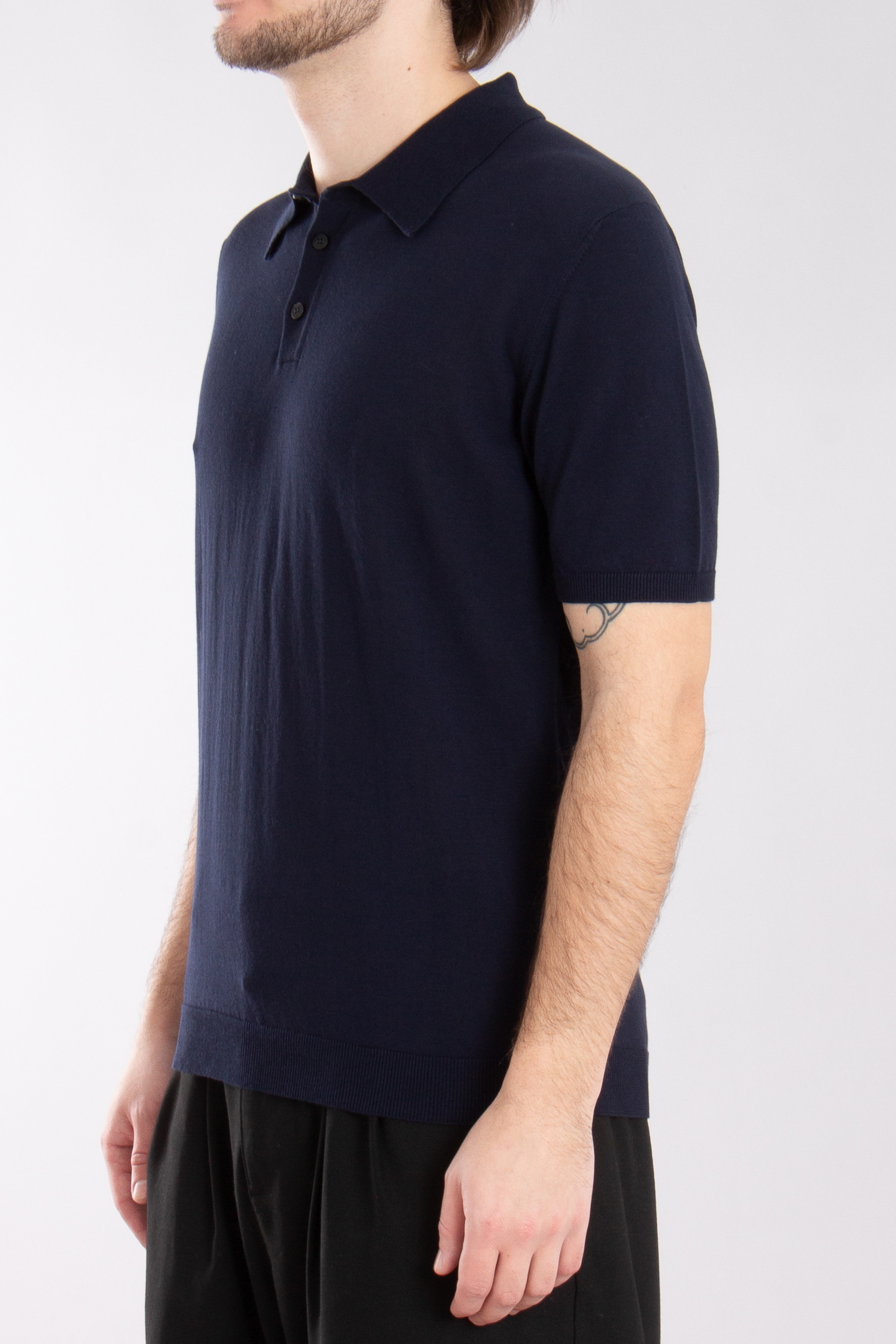 ROBERTO COLLINA Light Cotton Knit Polo