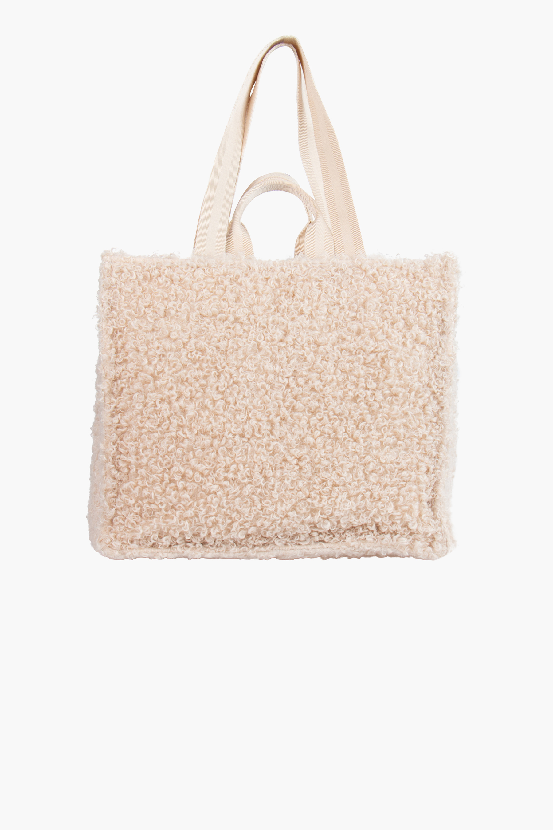 BOSS Faux Fur Tote Bag Deva