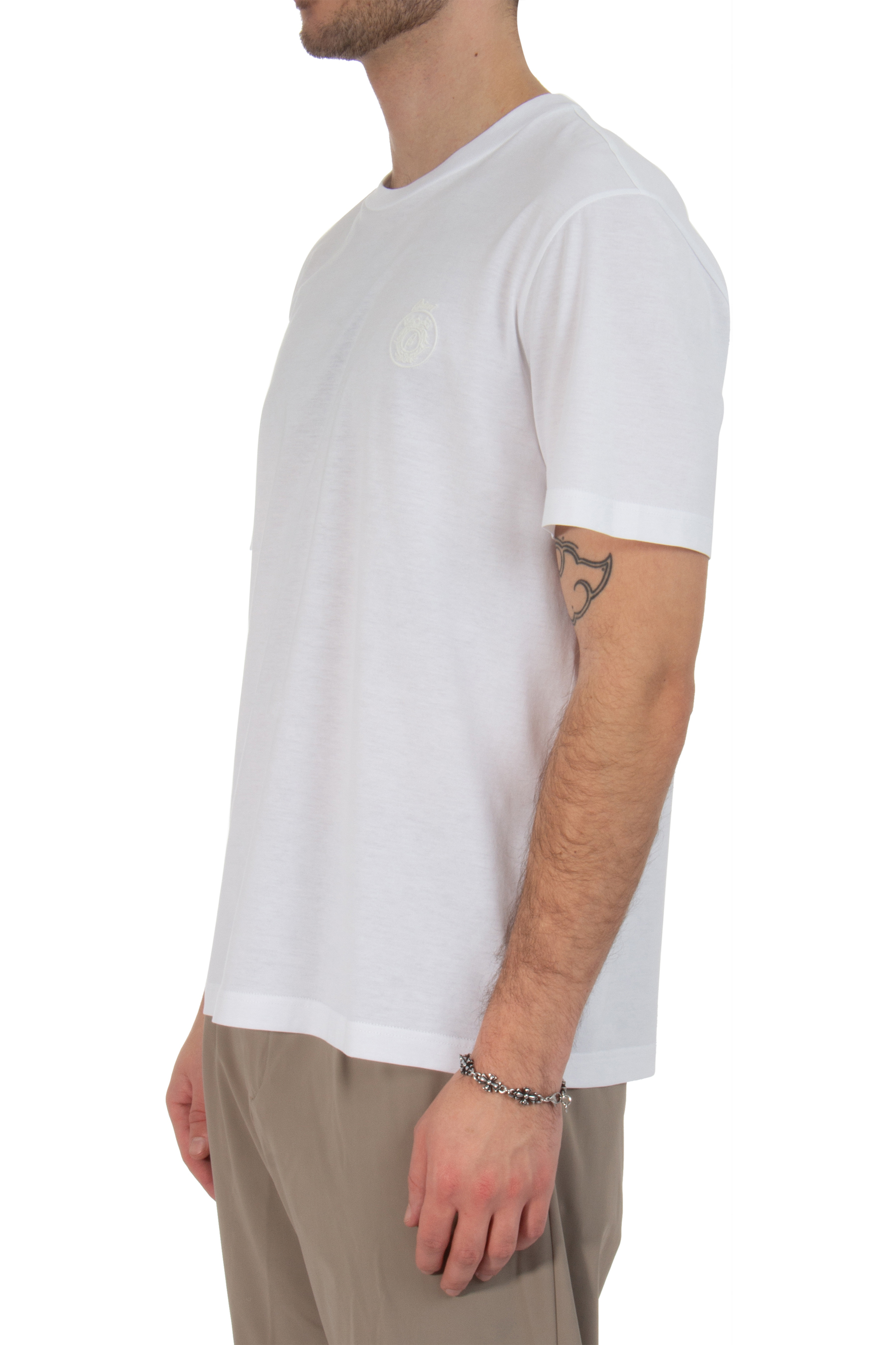 BRIONI Embroidered Cotton T-Shirt