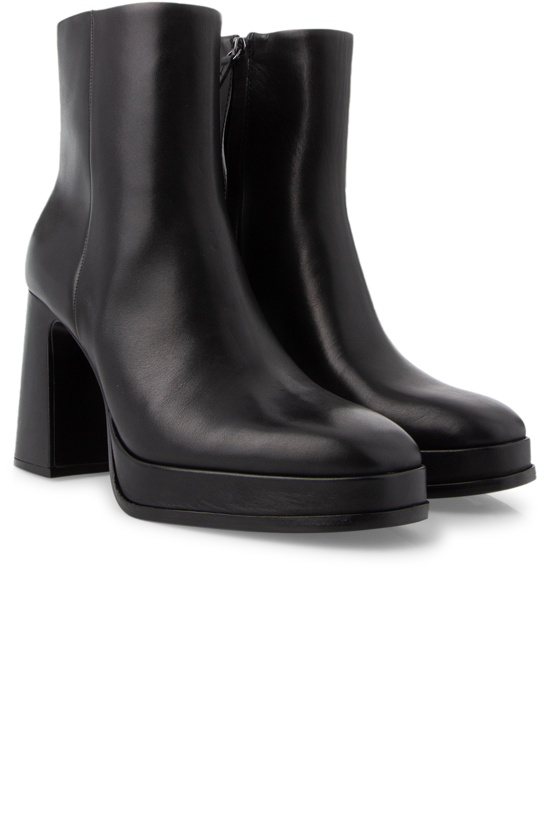 ASH Mustang Leather Ankle Boots Alyx