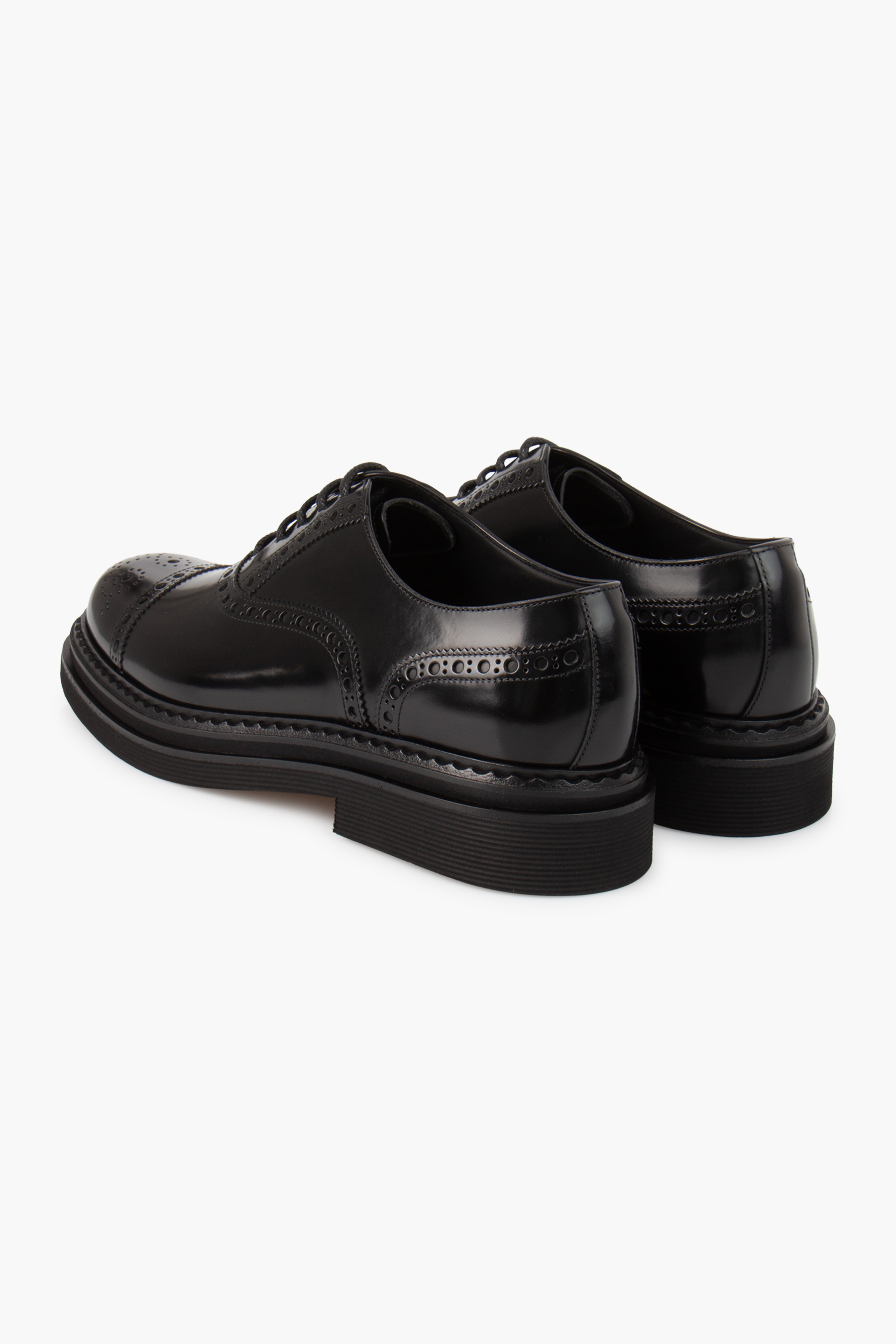 DOLCE & GABBANA Brushed Leather Oxfords