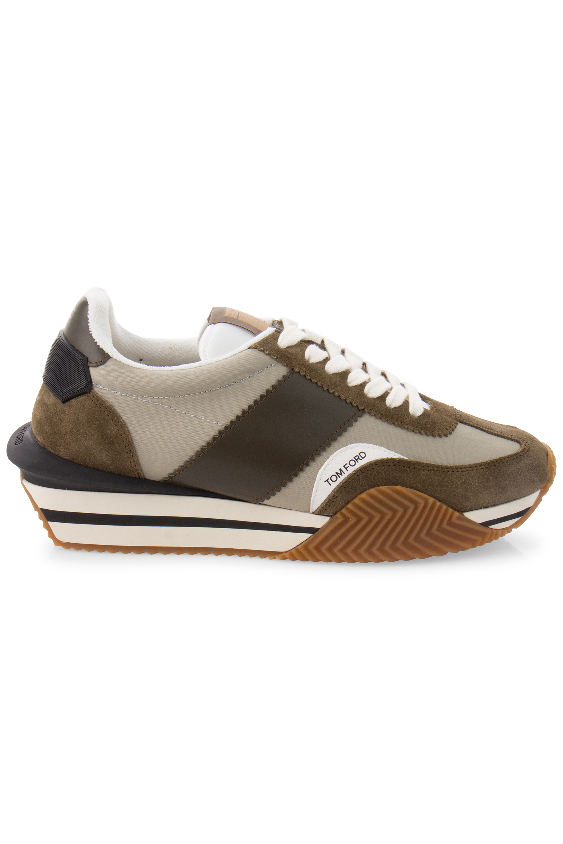 TOM FORD Paneled Nylon & Suede Sneakers James 