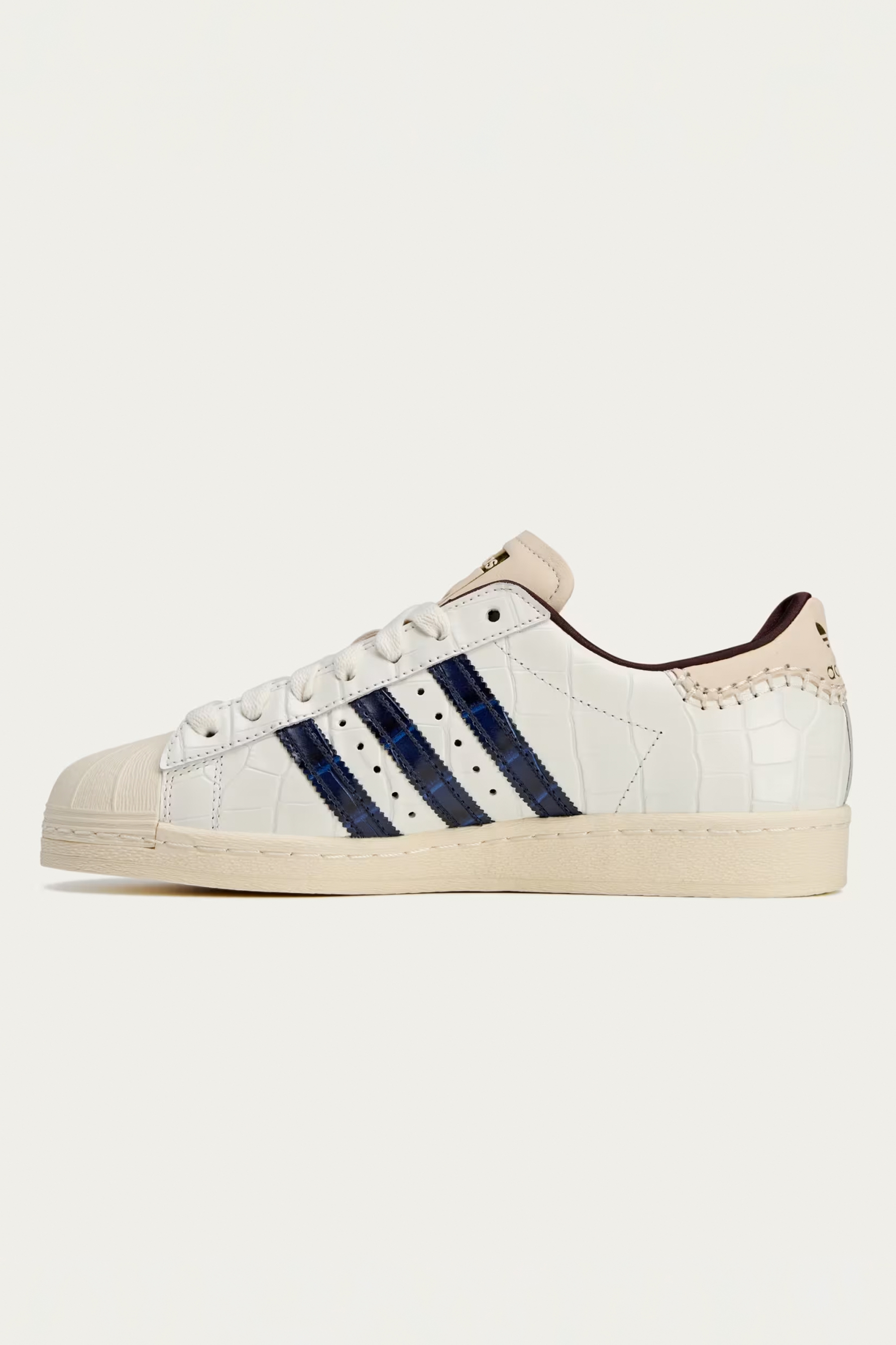 ADIDAS X Wales Bonner Crocodile Print Leather Sneakers Superstar