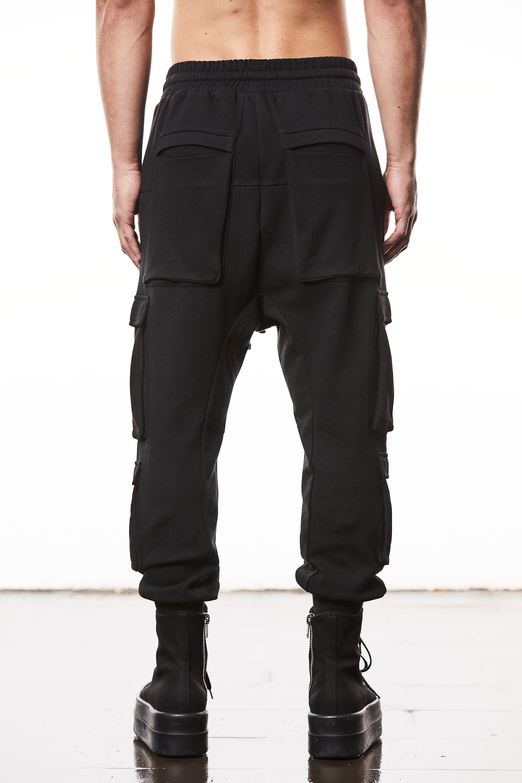 THOM KROM Matmix Cotton Jersey Cargo Sweatpants