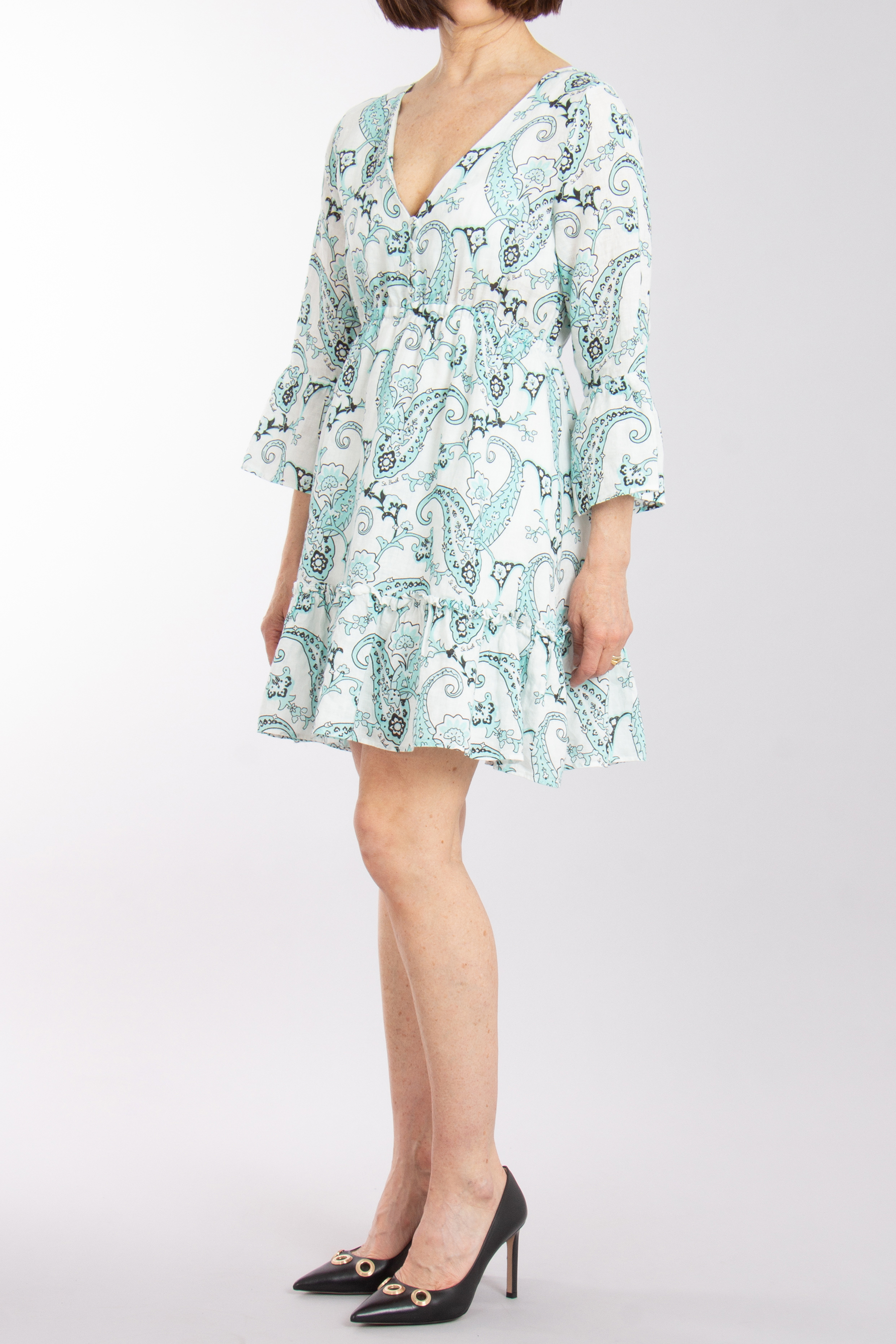 MC 2 SAINT BARTH Printed Linen Dress