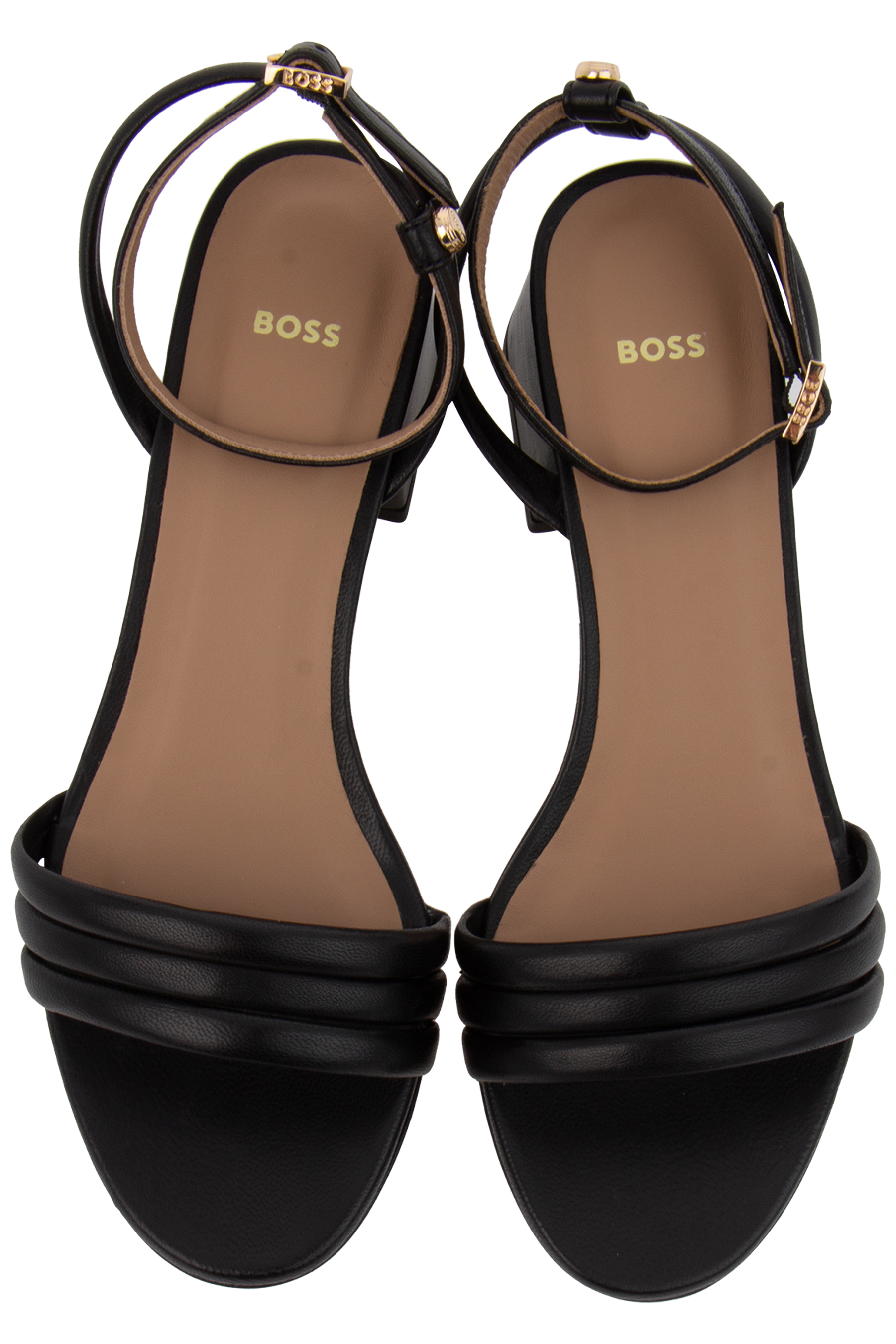 BOSS Heeled Leather Sandals Melanie