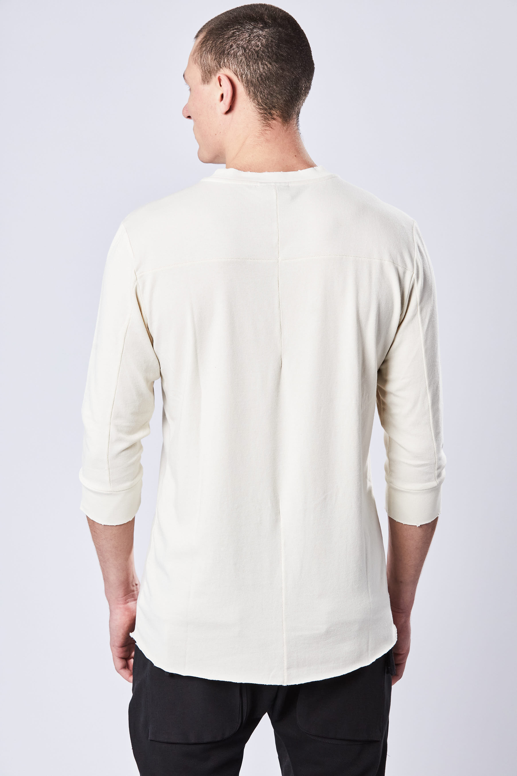 THOM KROM Half Sleeve Cotton Modal Jersey T-Shirt 