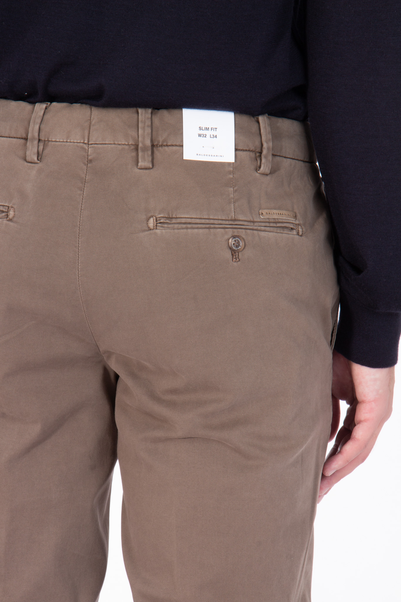 BALDESSARINI Cotton Blend Chino Pants Sean