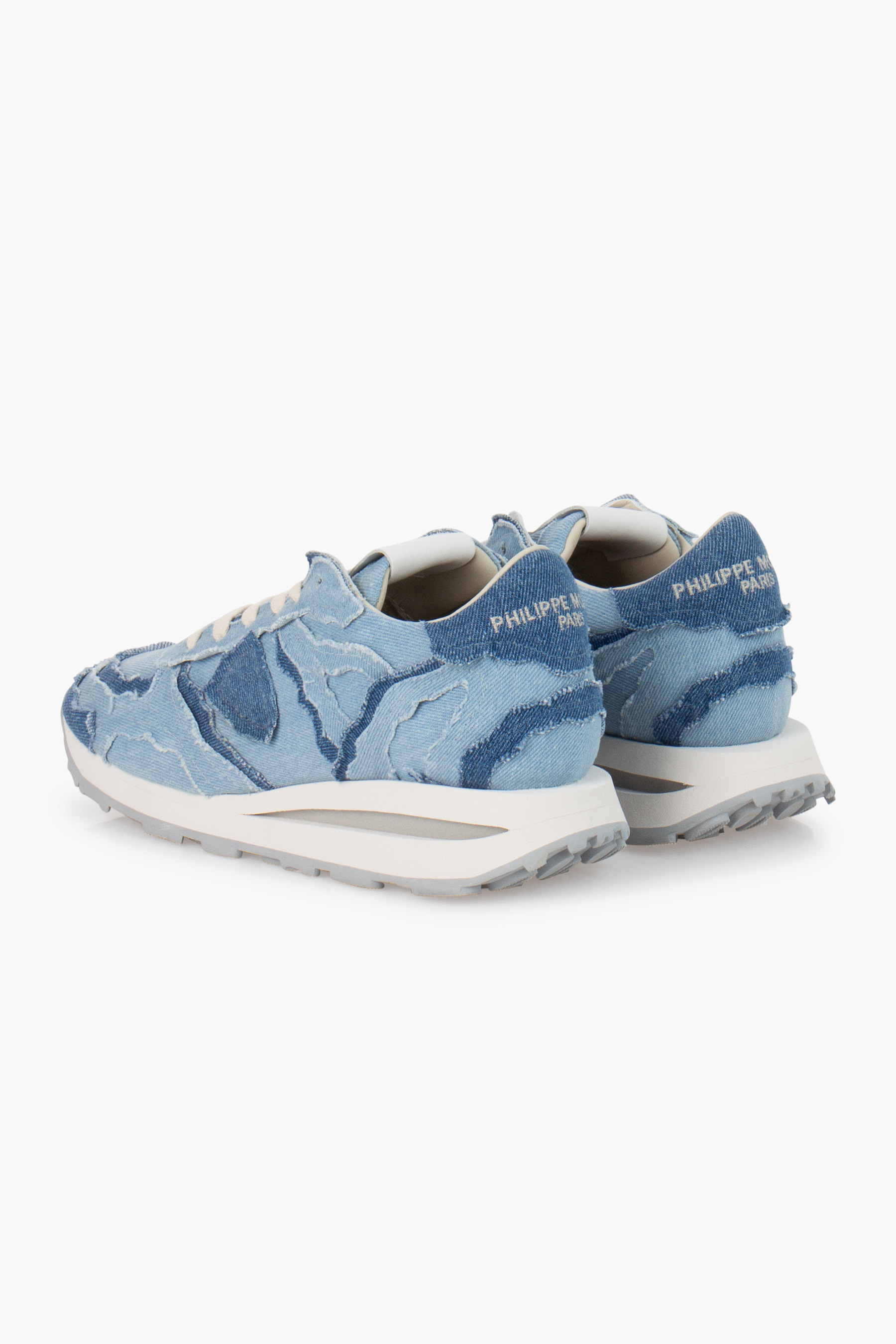 PHILIPPE MODEL Denim Sneakers Tropez Haute Low